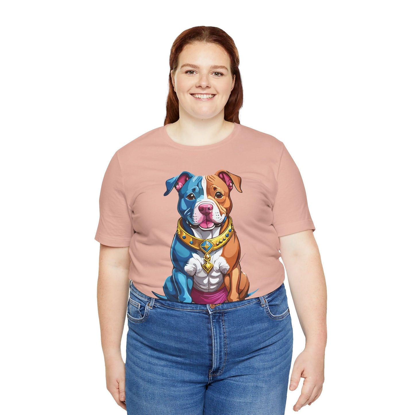 Unisex Animal Shirt Art Design Tee With Wild Animals Print Short Sleeve Jersey Tee
