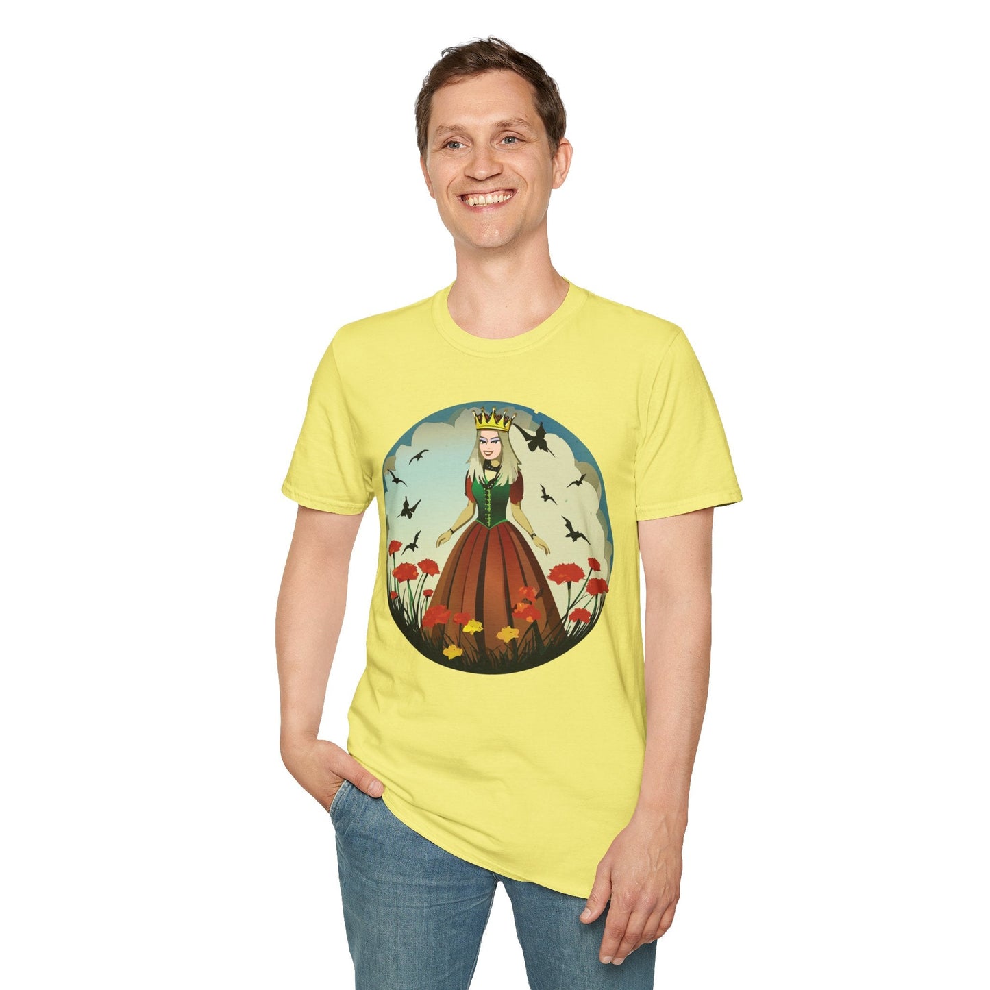 Womens Graphic T Shirts Art Design Tee Softstyle 64000 Unisex Short Sleeve Comfort