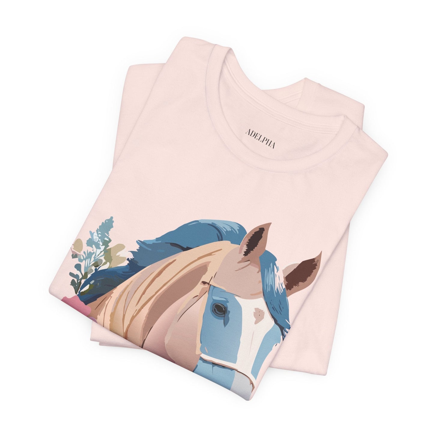 Horse Graphic Unisex 100 Cotton Vintage Animal Art T-Shirt 13
