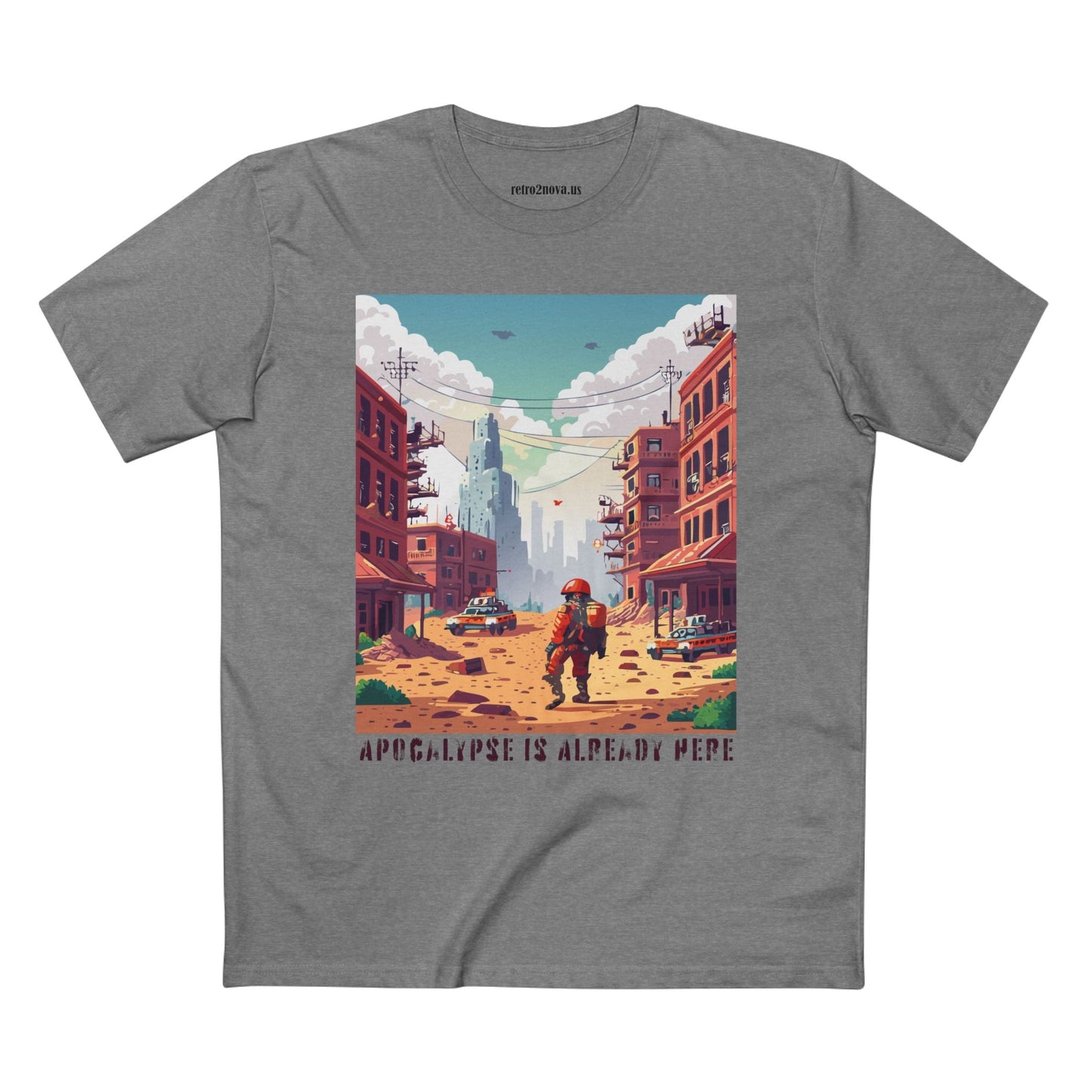 Cataclysm Doomsday Shirt Unisex Premium Cotton Tee With Original Art Design Retro2Nova