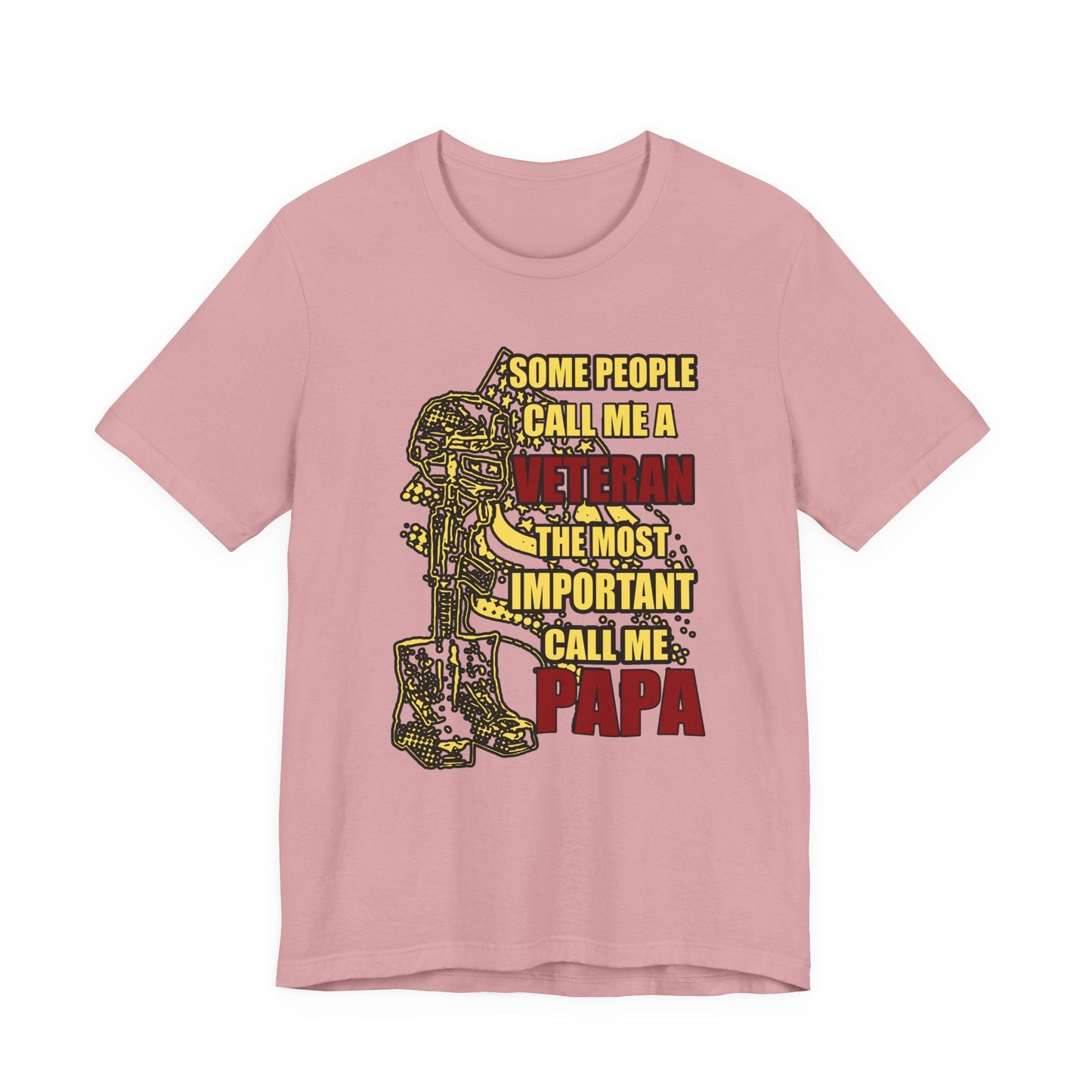 Army Veteran Patriotic Graphic Design Unisex Cotton T-Shirt v58