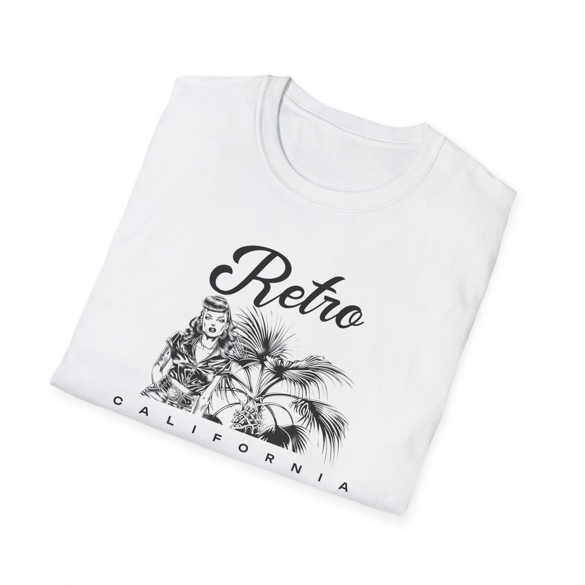 Retro California Vintage Palm Beach Graphic Tee Gildan Unisex 100 Cotton Tee Shirt d202