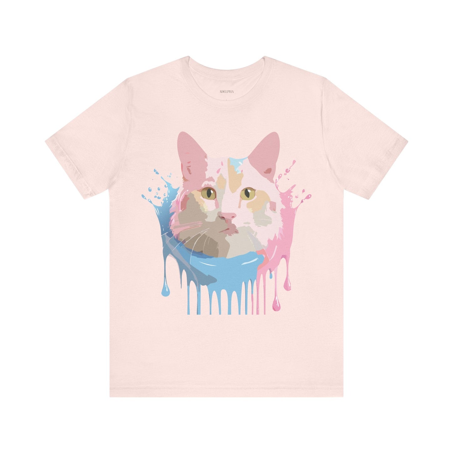 Cat Graphic Tee Unisex Vintage Style Shirt Adelpha Art Design