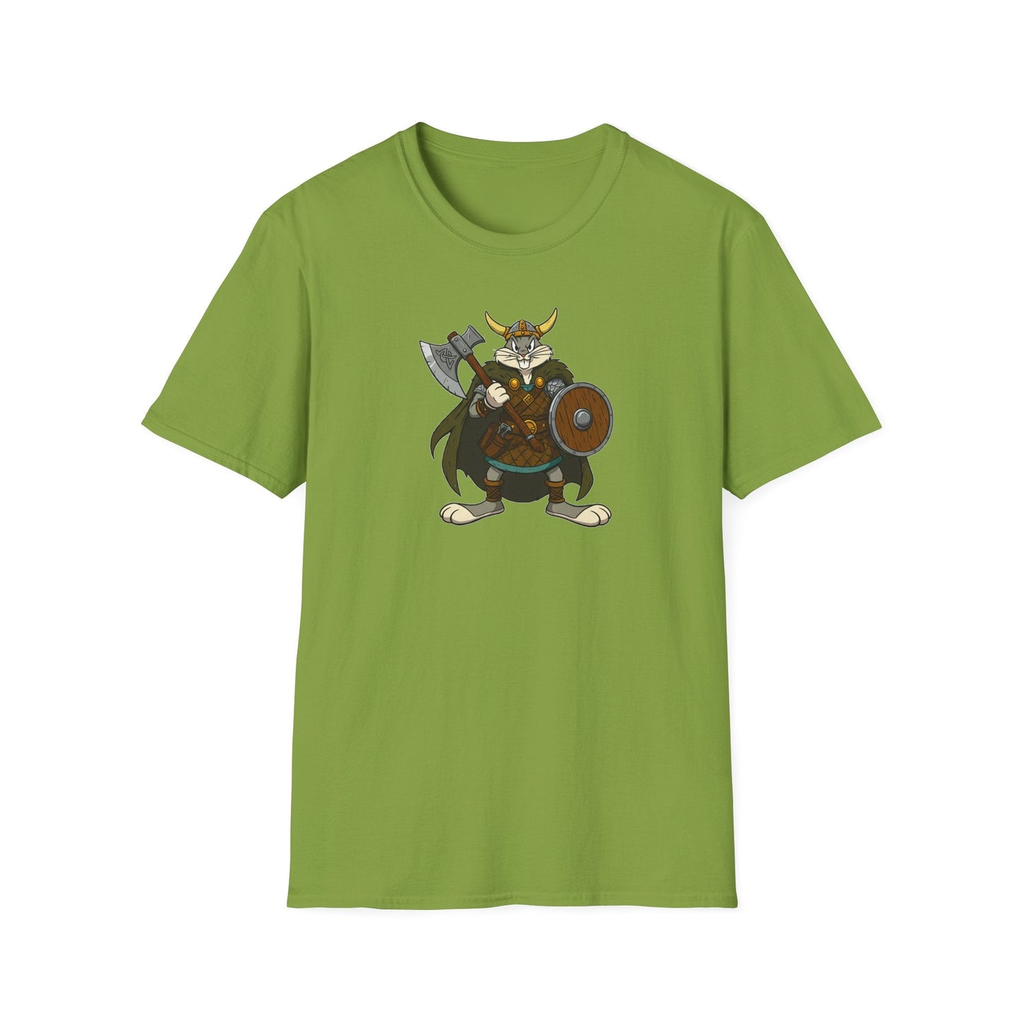 Bugs Bunny T Shirt Cartoon Design Unisex Graphic Tee Gildan Softstyle 64000 Animation Artwork