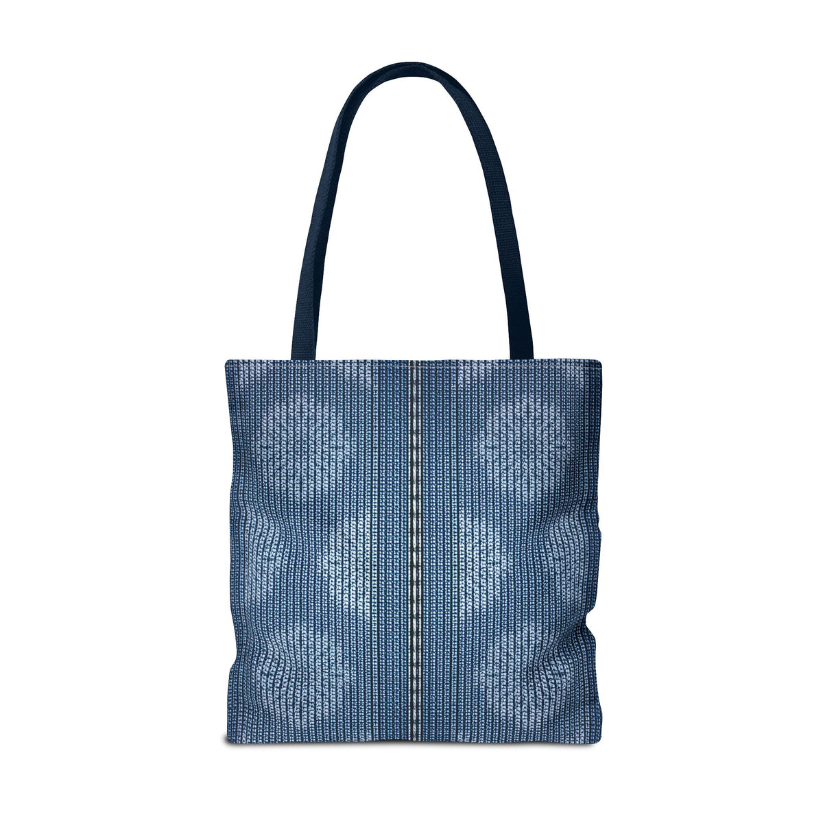 Denim Fabric Imitation Print Unisex Canvas Bag Poly Spun 3 Sizes Tote Bag 109
