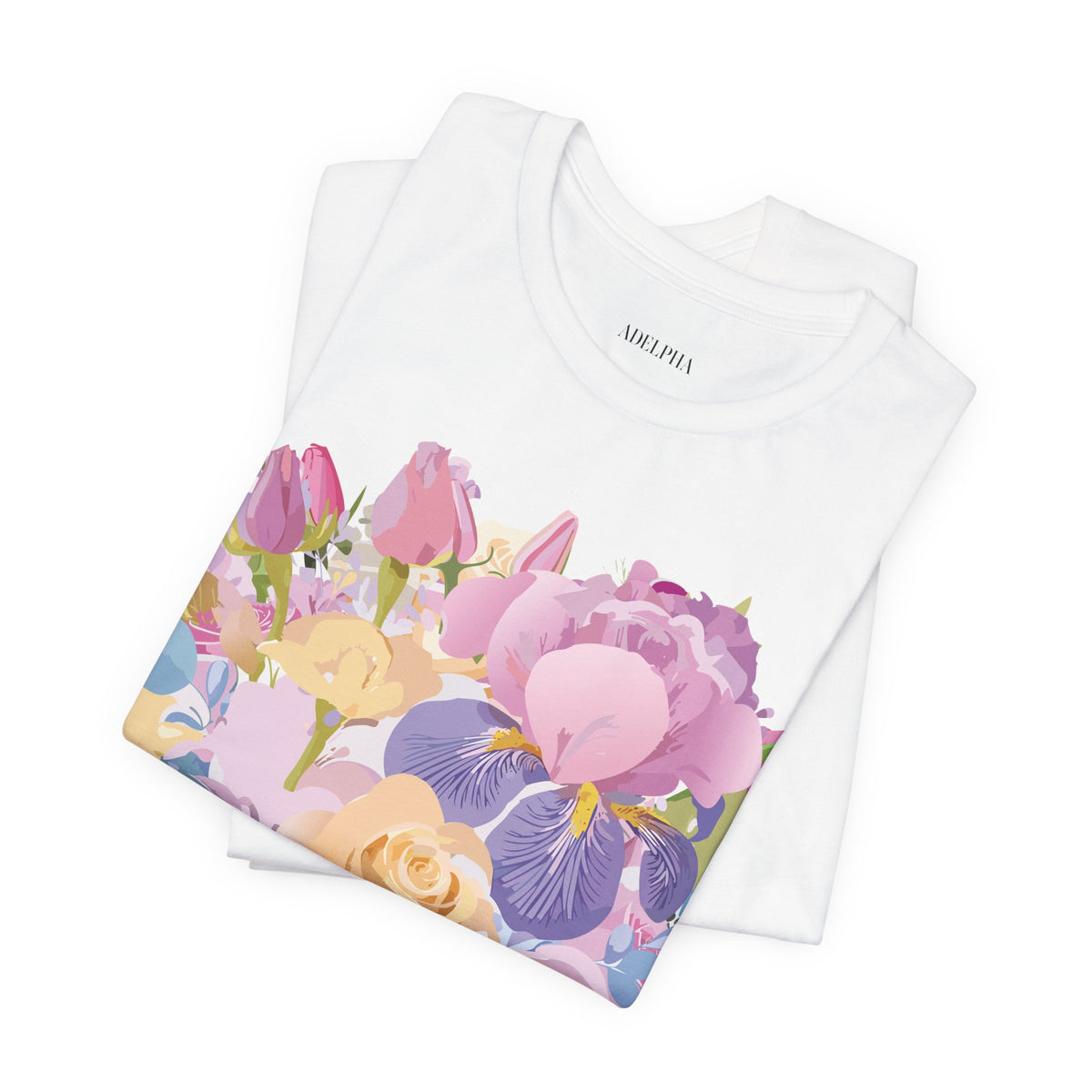 Floral Graphic Tee Shirt - Bella+Canvas Unisex 100 Cotton 41