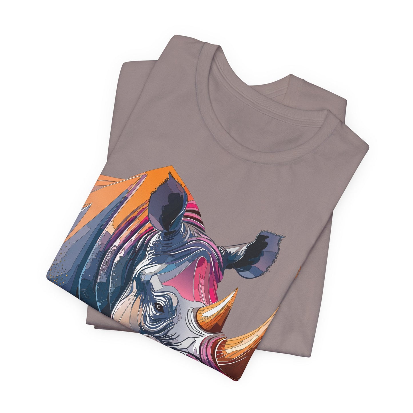Unisex Animal Print Tee Shirt Featuring Wild Animals Art Design For Everyday Wear