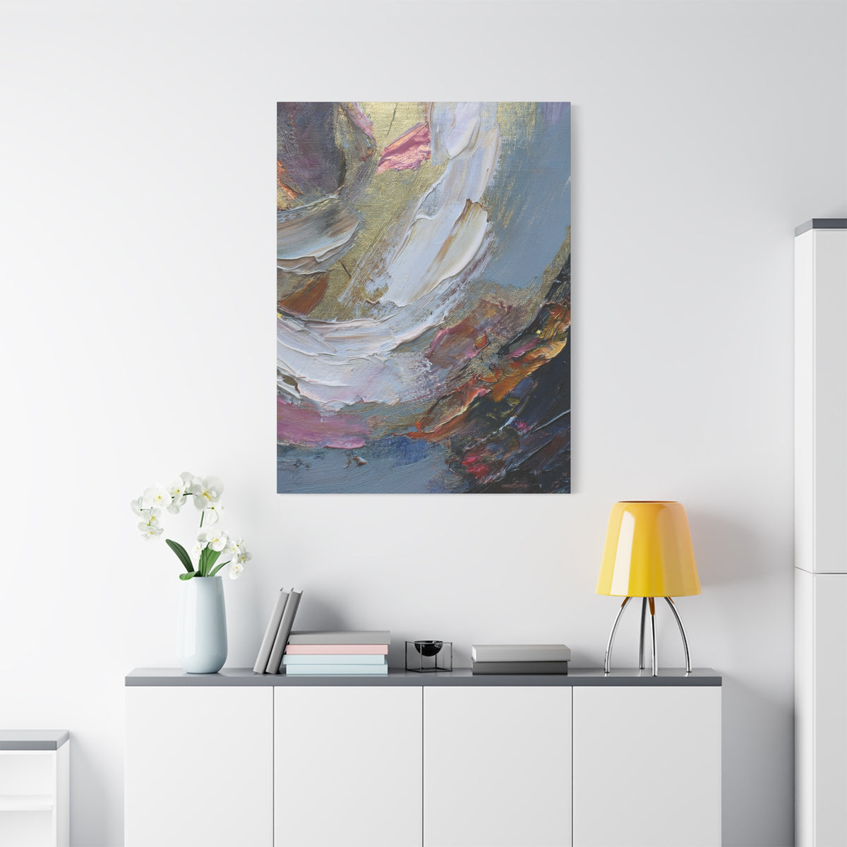 Abstract Oil Painting Print Canvas 20x24,20x30,24x30 24x32,24x36,30x40 32x48,36x48,40x60 Pine-Wood Inner Frame ABS-87