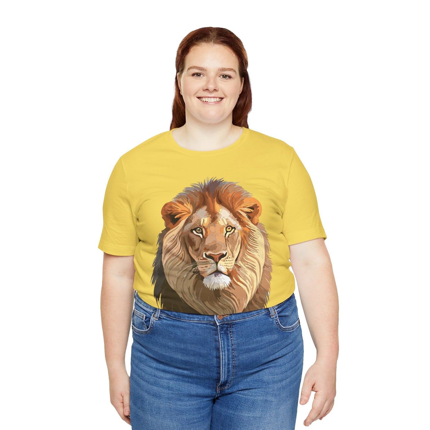 Unisex Animal Graphic Tee Shirt With Wild Animals Art Design For Everyday Wear Casual