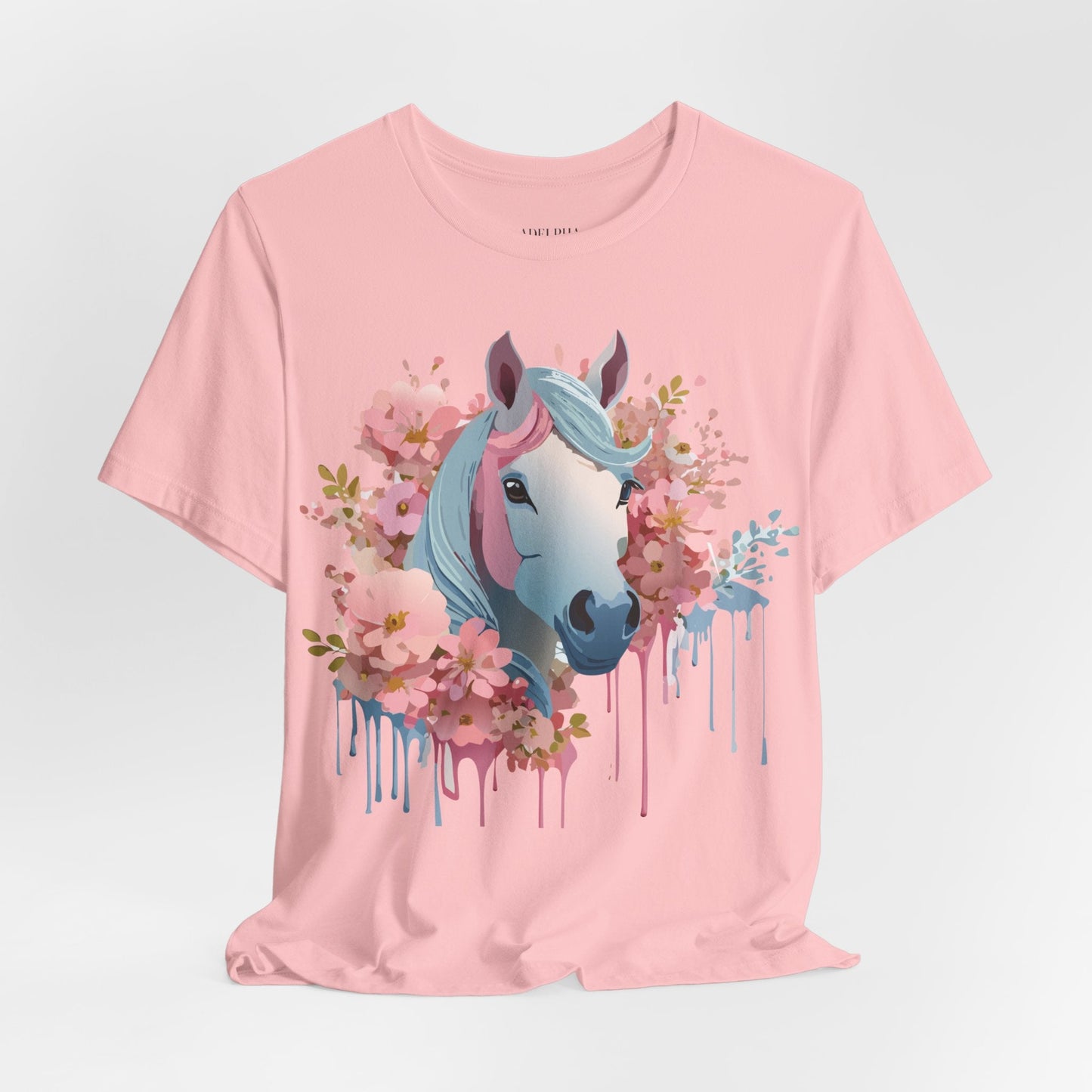 Horse Graphic Unisex 100 Cotton Vintage Animal Art T-Shirt 15