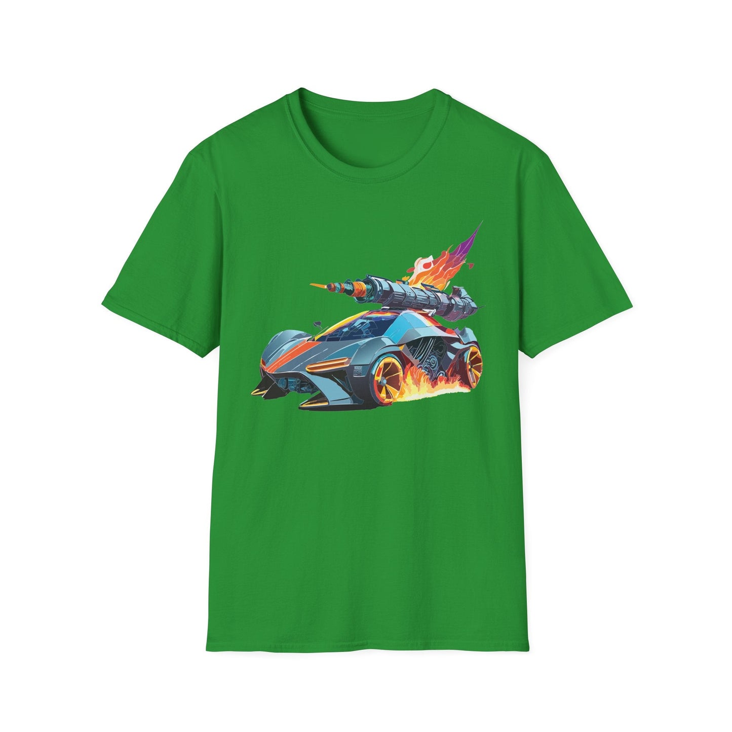 Car T Shirt for Car Lovers Unisex Softstyle Tee 64000 Hot Wheels Design Shirt with Cars