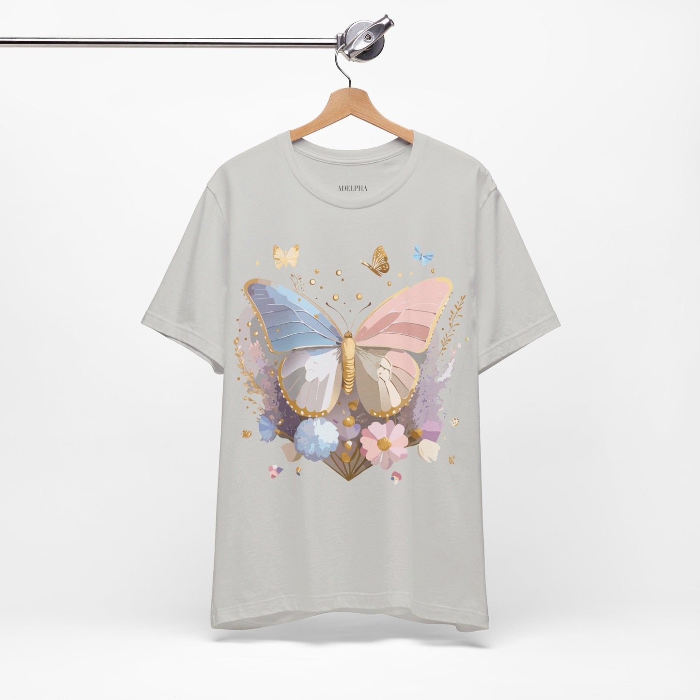 Butterfly Graphic Tee Adelpha Unisex Short Sleeve Shirt Vintage Inspired Art