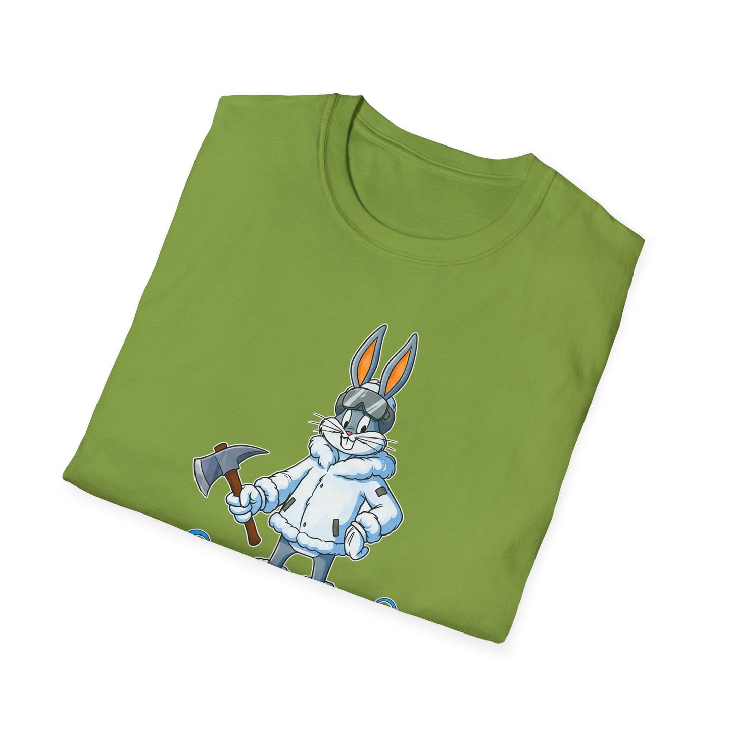 Bugs Bunny T Shirt Unisex Cartoon Animation Graphic Tee Softstyle Short Sleeve By Gildan 64000