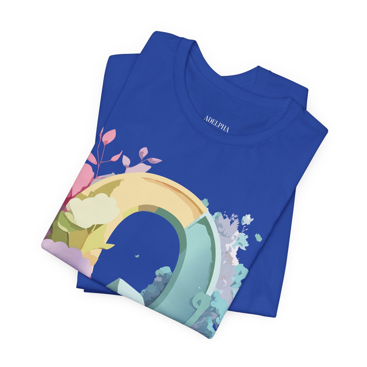 Letter Q Graphic Tee Unisex Short Sleeve Vintage Inspired Art Adelpha Tee Premium Cotton Comfort