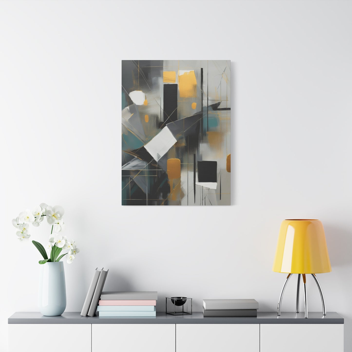 Abstract Oil Painting Print Canvas 20x24,20x30,24x30 24x32,24x36,30x40 32x48,36x48,40x60 Pine-Wood Inner Frame ABS-205