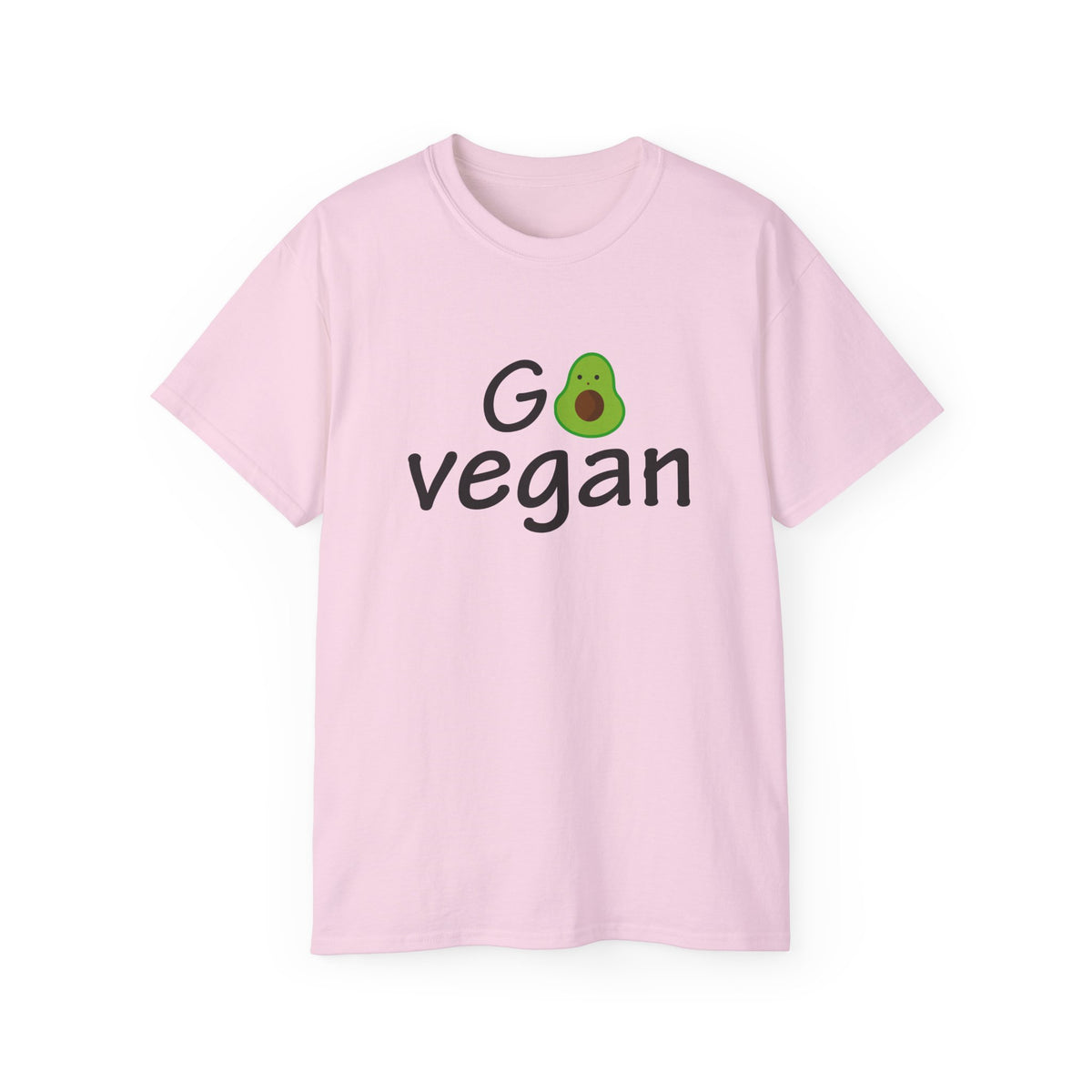 Go Vegan avocado graphic T-Shirt | plant based tee