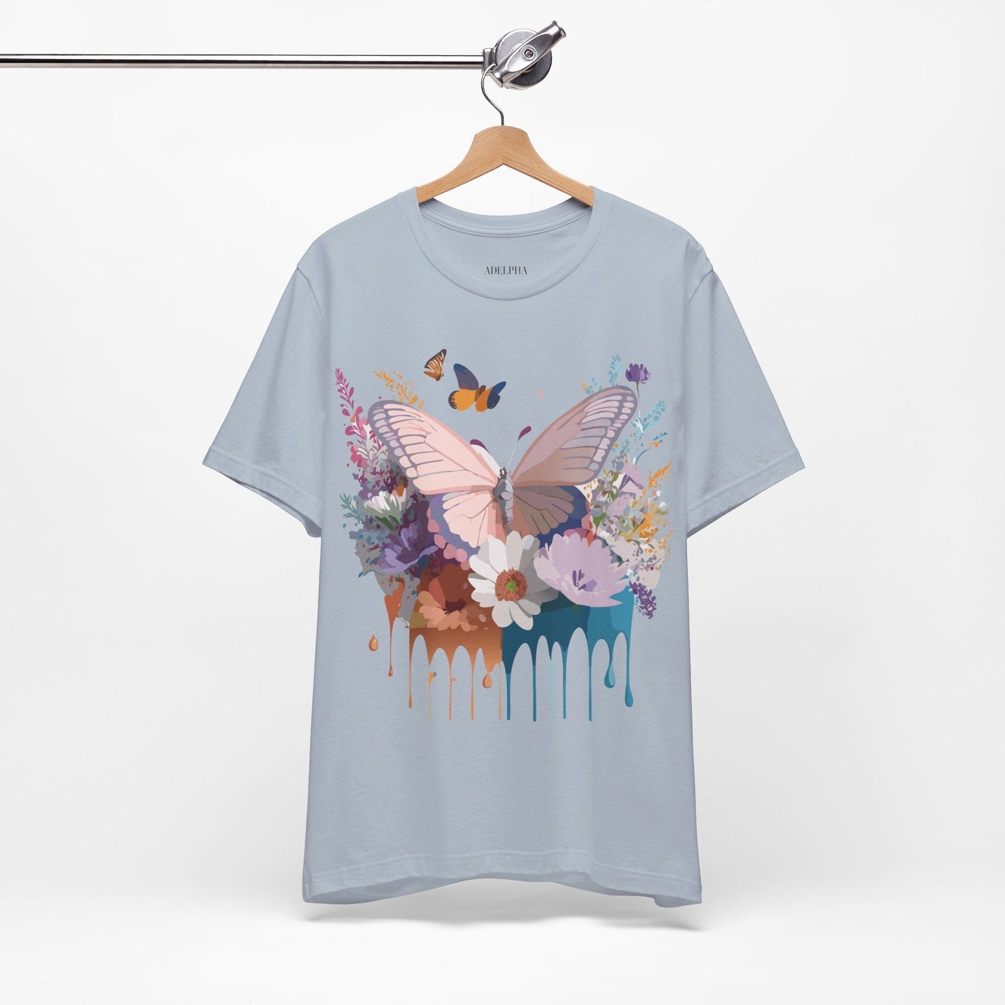 Butterfly Graphic Tee Adelpha Art Design Unisex Short Sleeve Shirt