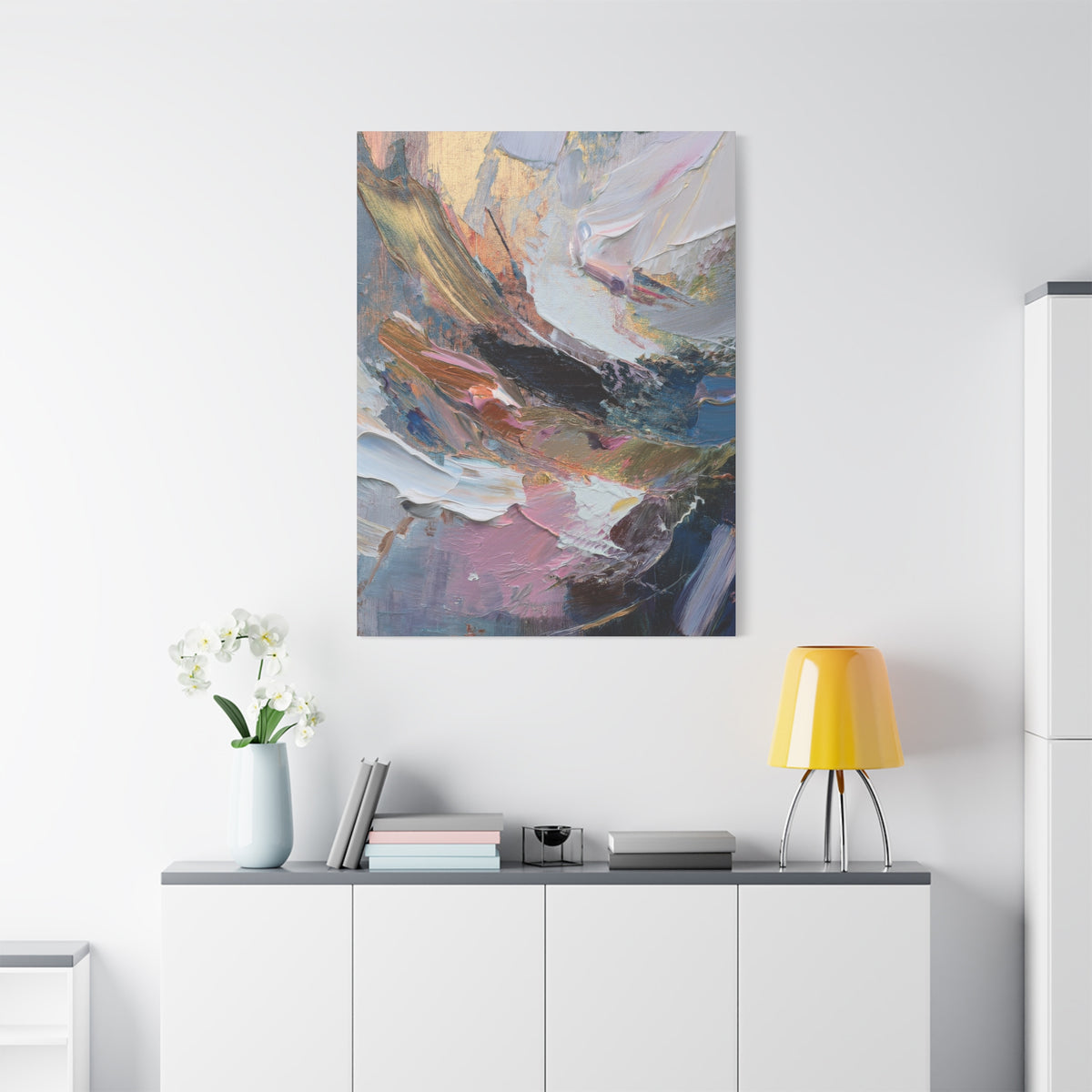 Abstract Oil Painting Print Canvas 20x24,20x30,24x30 24x32,24x36,30x40 32x48,36x48,40x60 Pine-Wood Inner Frame ABS-86