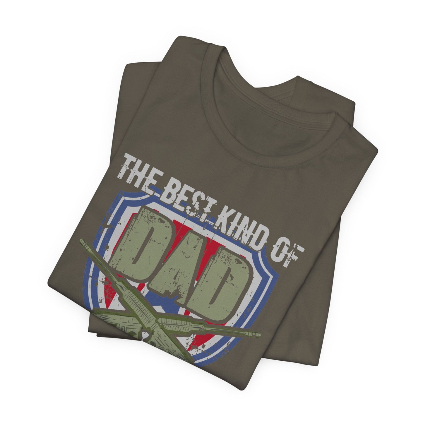 Army Veteran Patriotic Graphic Design Unisex Cotton T-Shirt v13
