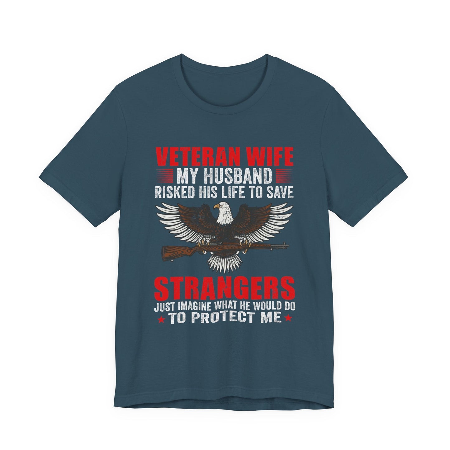 Army Veteran Patriotic Graphic Design Unisex Cotton T-Shirt v40