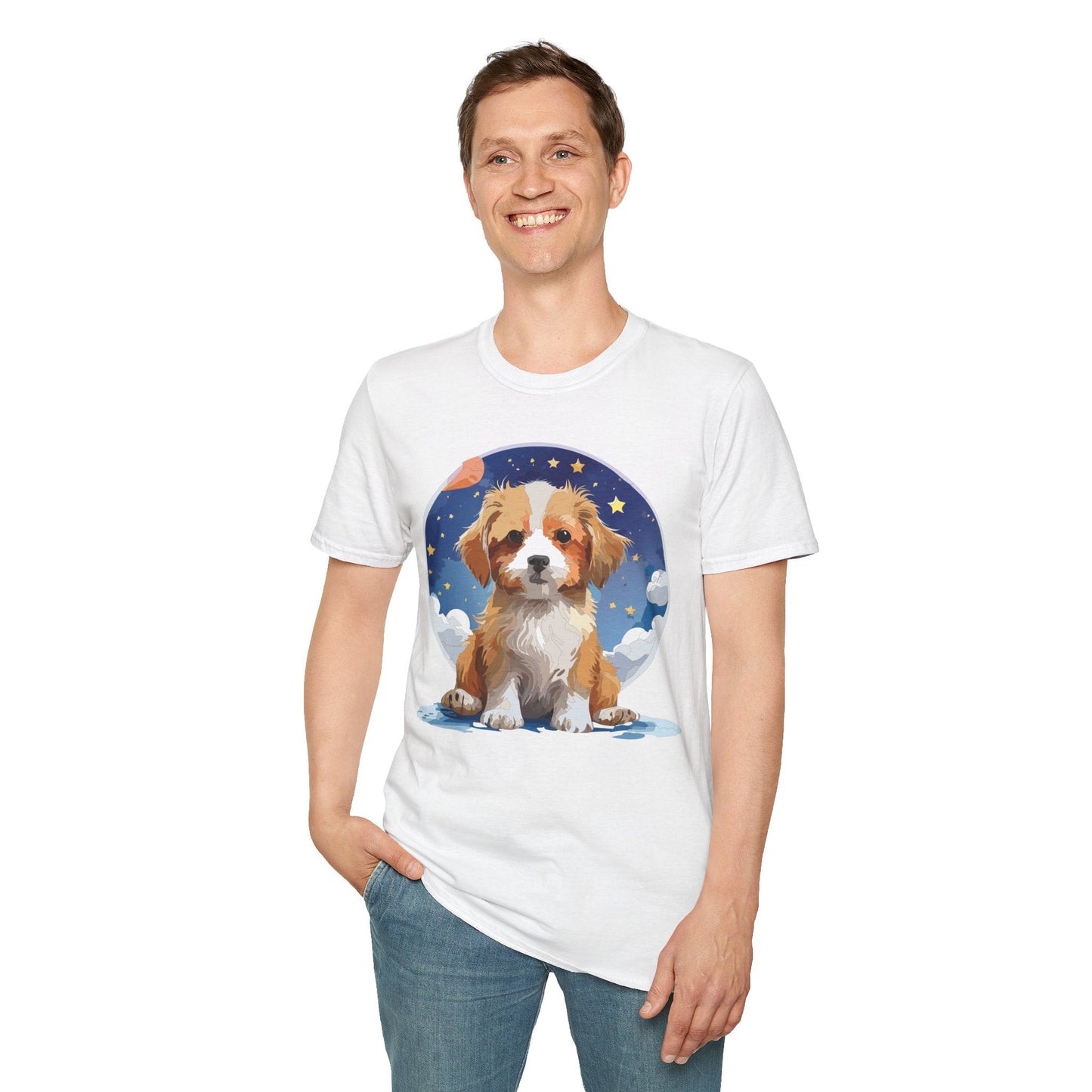 Dog Shirt Unisex Animal Tee Gildan Softstyle 64000 Short Sleeve Comfort
