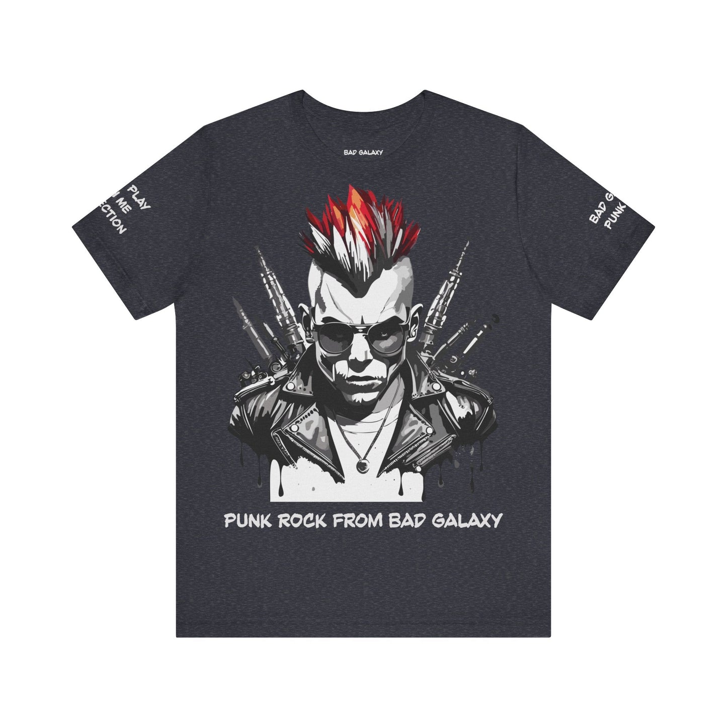 Punk Rock Tee Shirt Made In USA 100 Cotton Eco Friendly Inks Durable Stitching Quality
