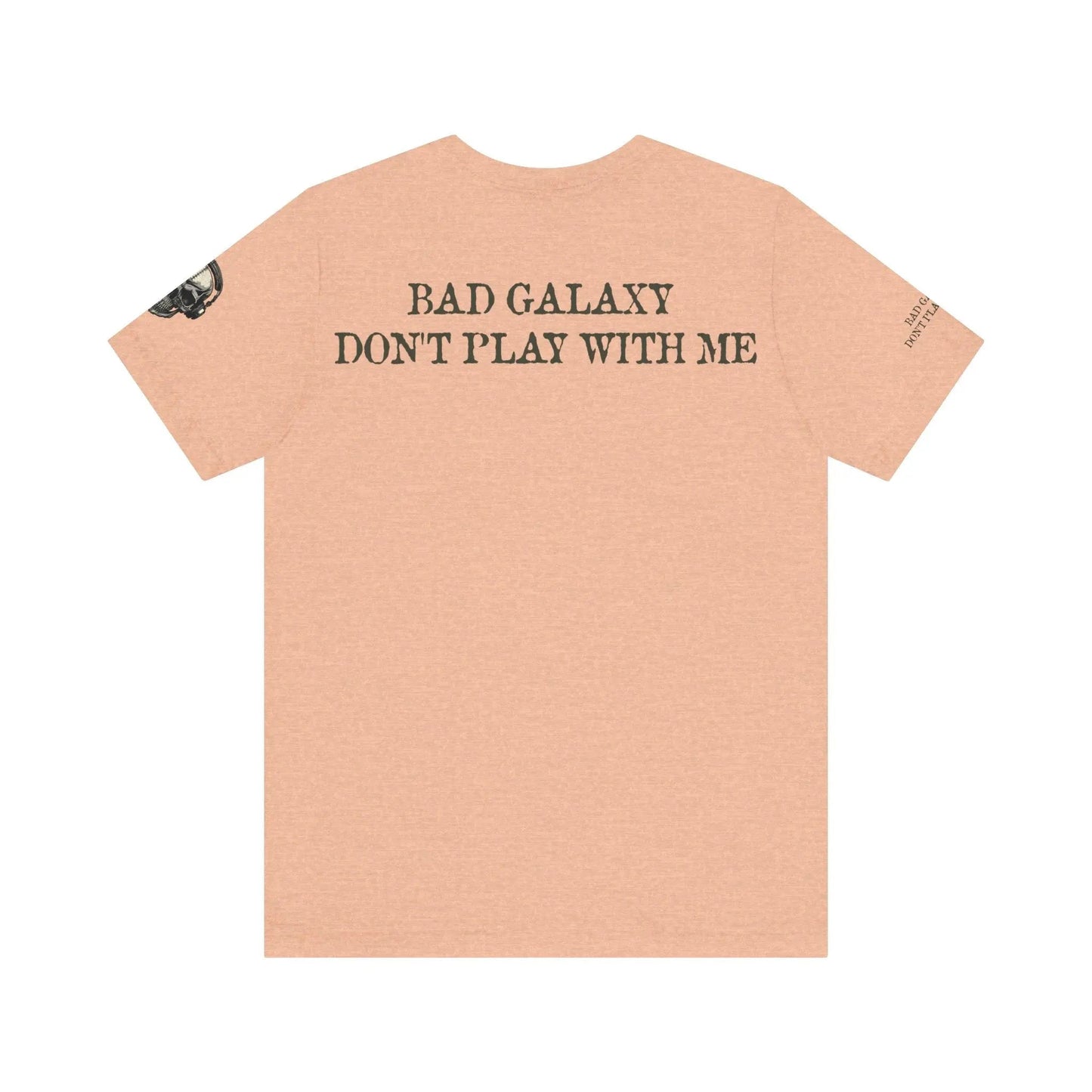 Skull T Shirt From Bad Galaxy Made To Order 100 Percent Cotton With Eco Friendly Inks Free Shipping