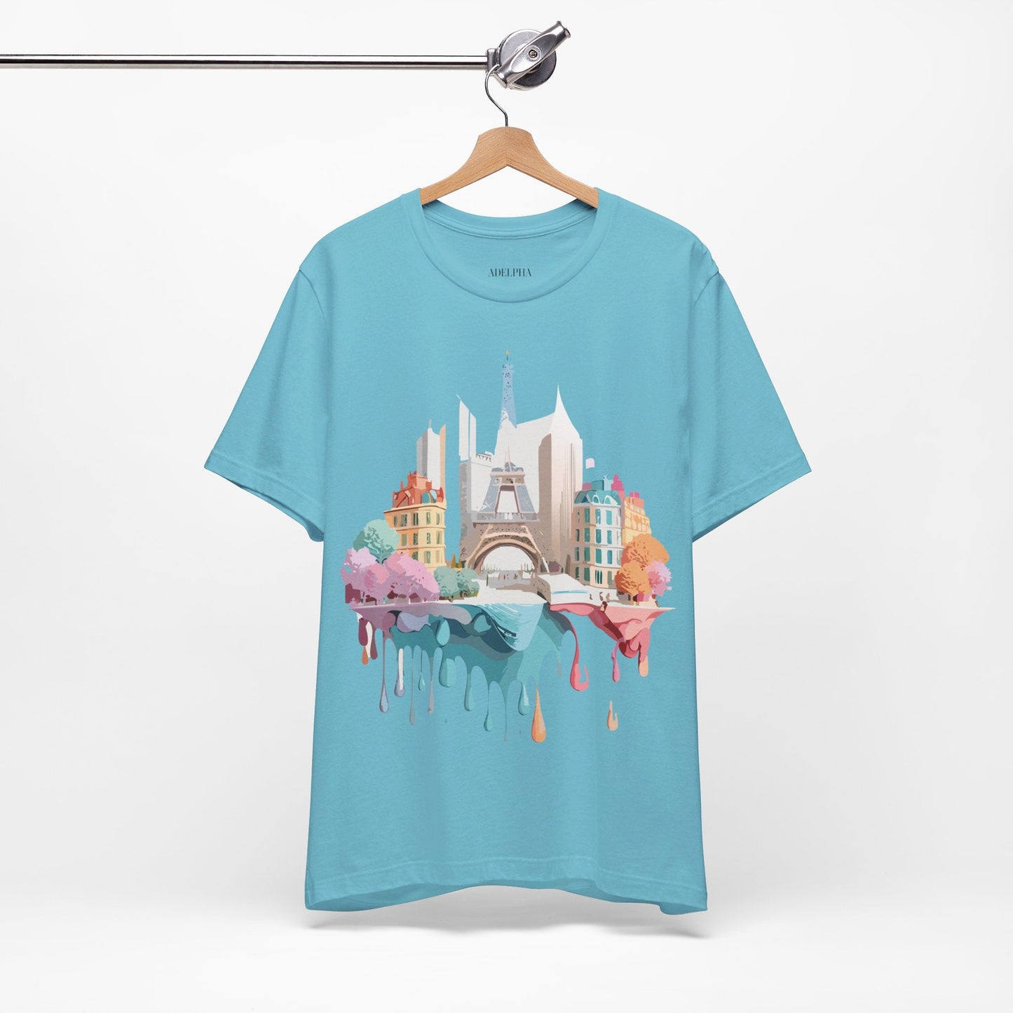 Adelpha Paris Graphic Tee Unisex Jersey Short Sleeve Vintage Inspired Artwork Collection