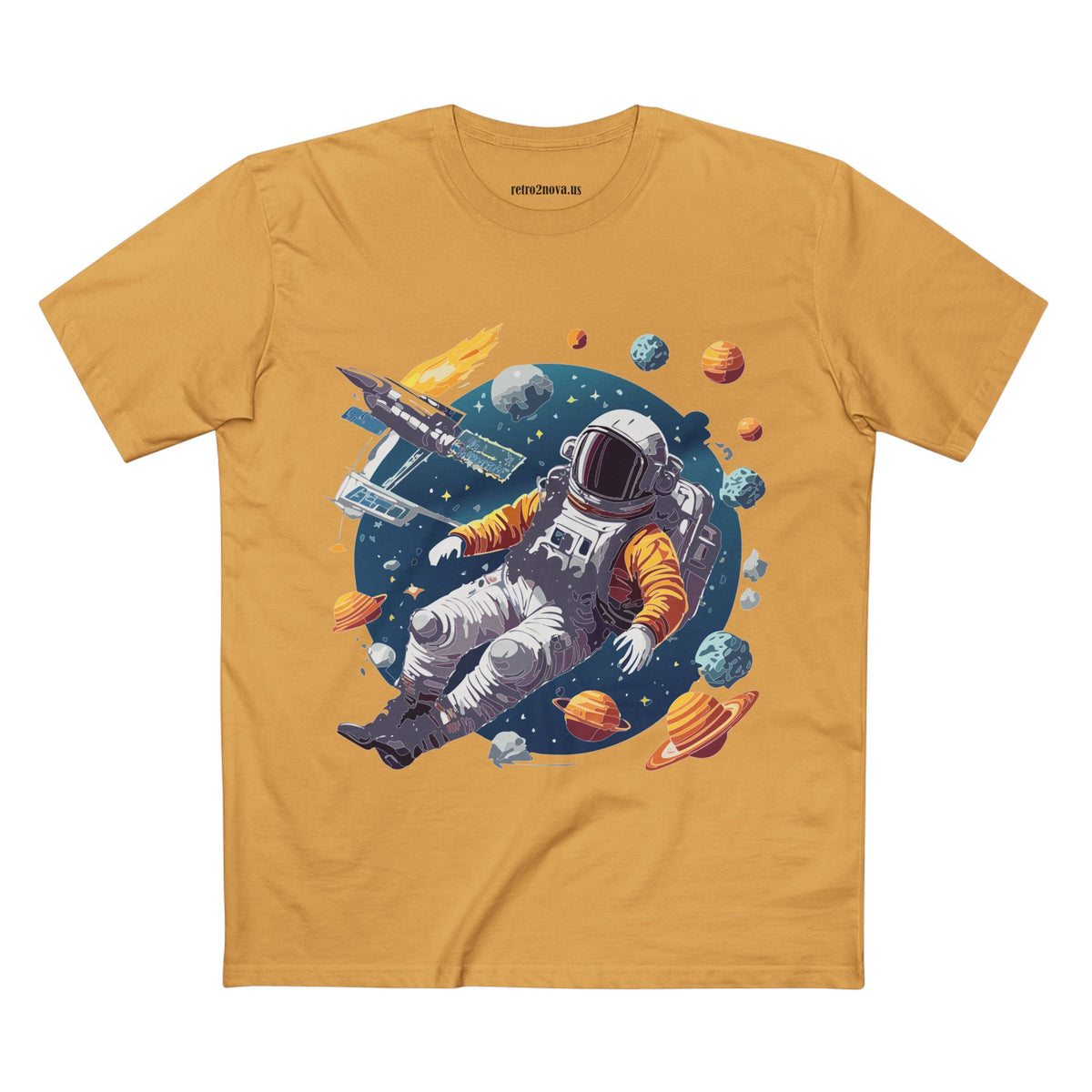 Cosmos Astronaut Graphic Tee Staple Unisex 100 Cotton Tee Shirt - CS-46