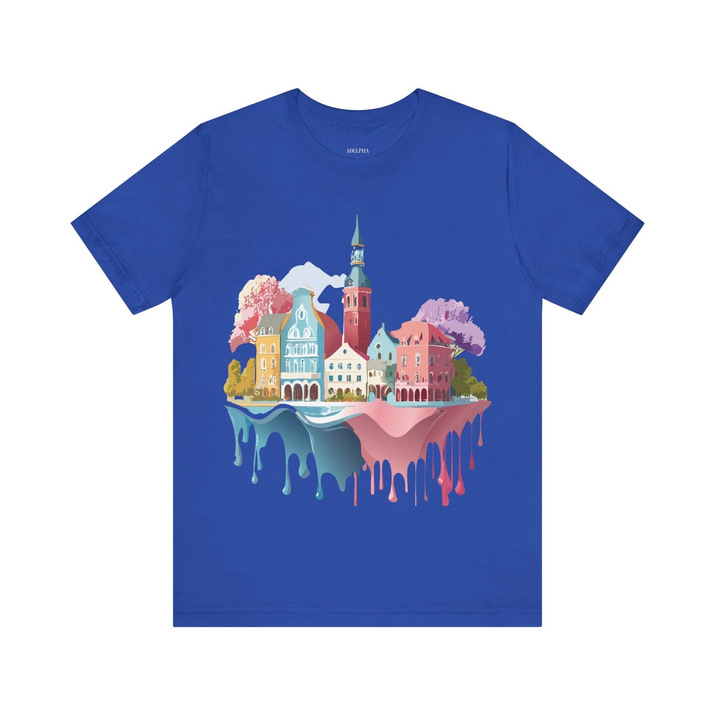 Germany Graphic Tee for Unisex Short Sleeve Shirt by Adelpha Art Design Vintage Inspired