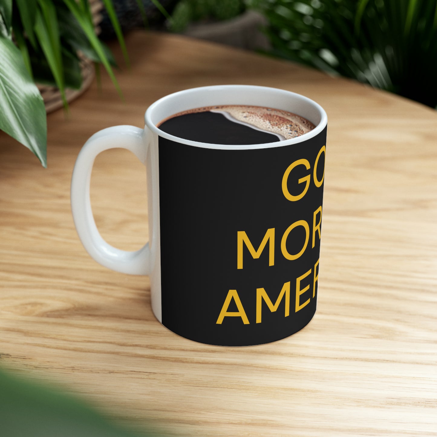 Tasse à café et à thé avec signature Good Morning America