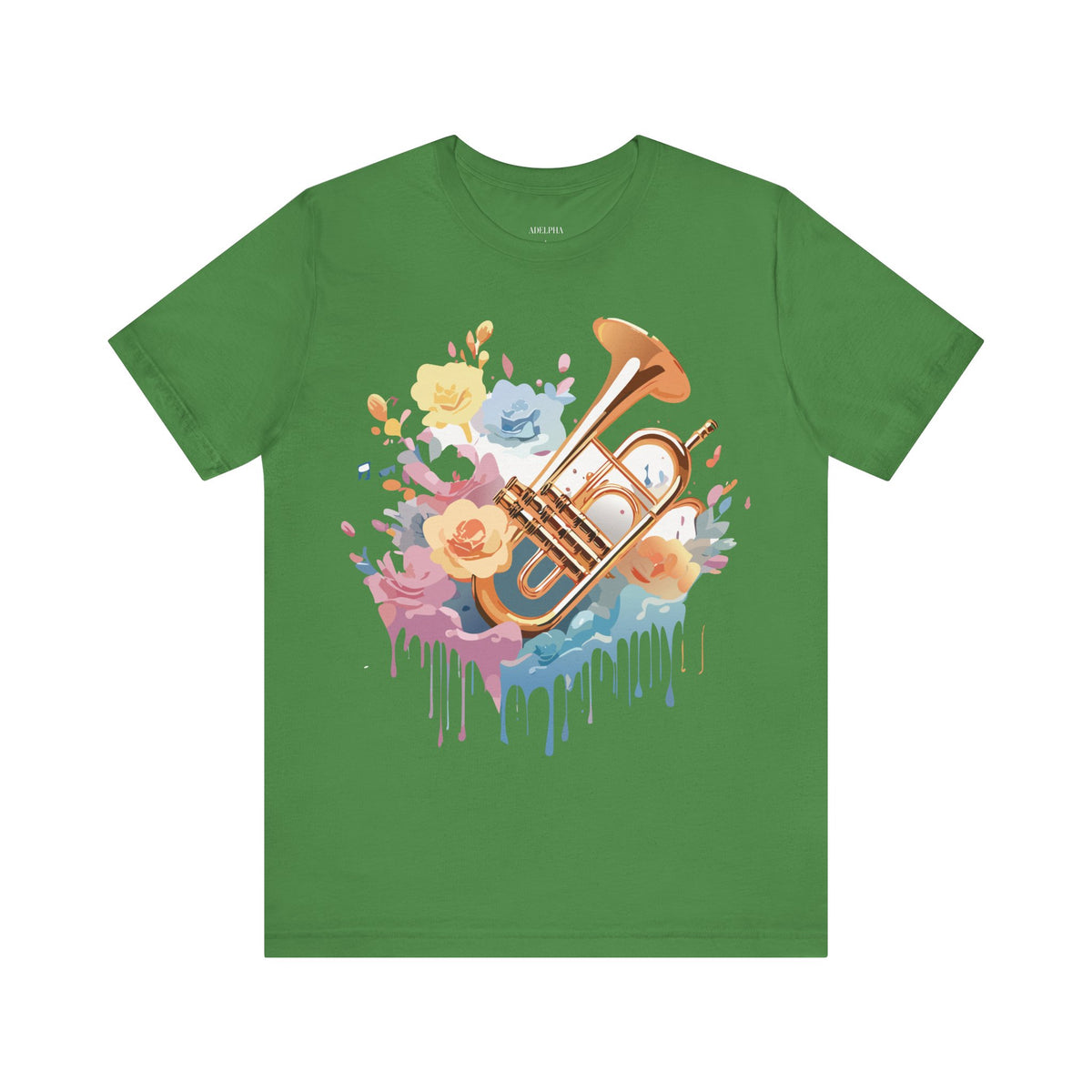 Music Graphic Unisex Cotton Bella+Canvas Tee with Art Design m122