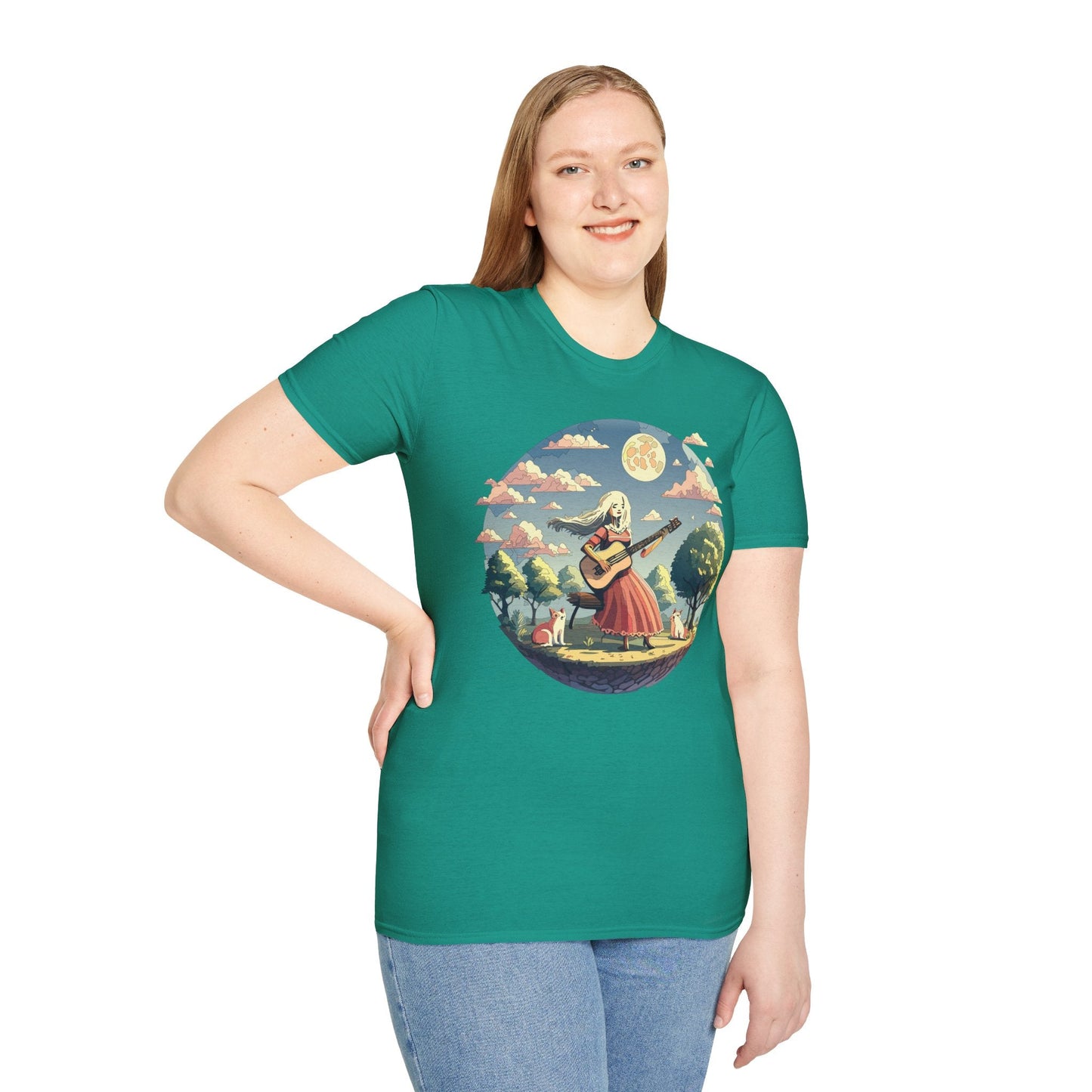 Womens Graphic T Shirts Art Design Tee Softstyle 100 Percent Cotton Unisex Gildan 64000