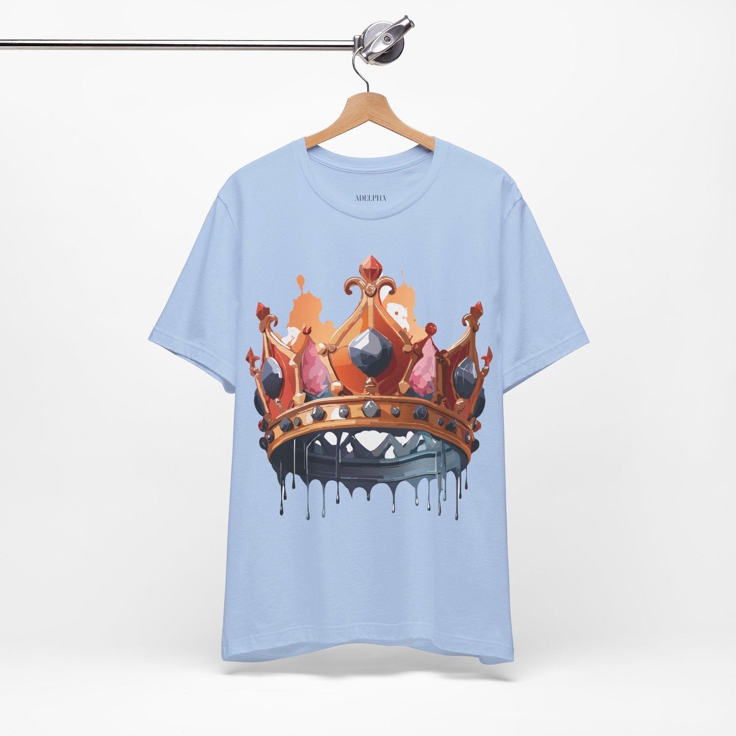 Crown Graphic Unisex 100 Cotton Vintage Artwork Tee 10