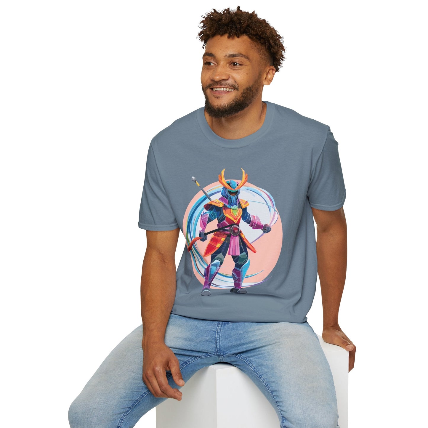 Samurai Shirt Unisex Softstyle T Shirt Gildan 64000 Ring Spun Cotton Tee For Everyday Comfort