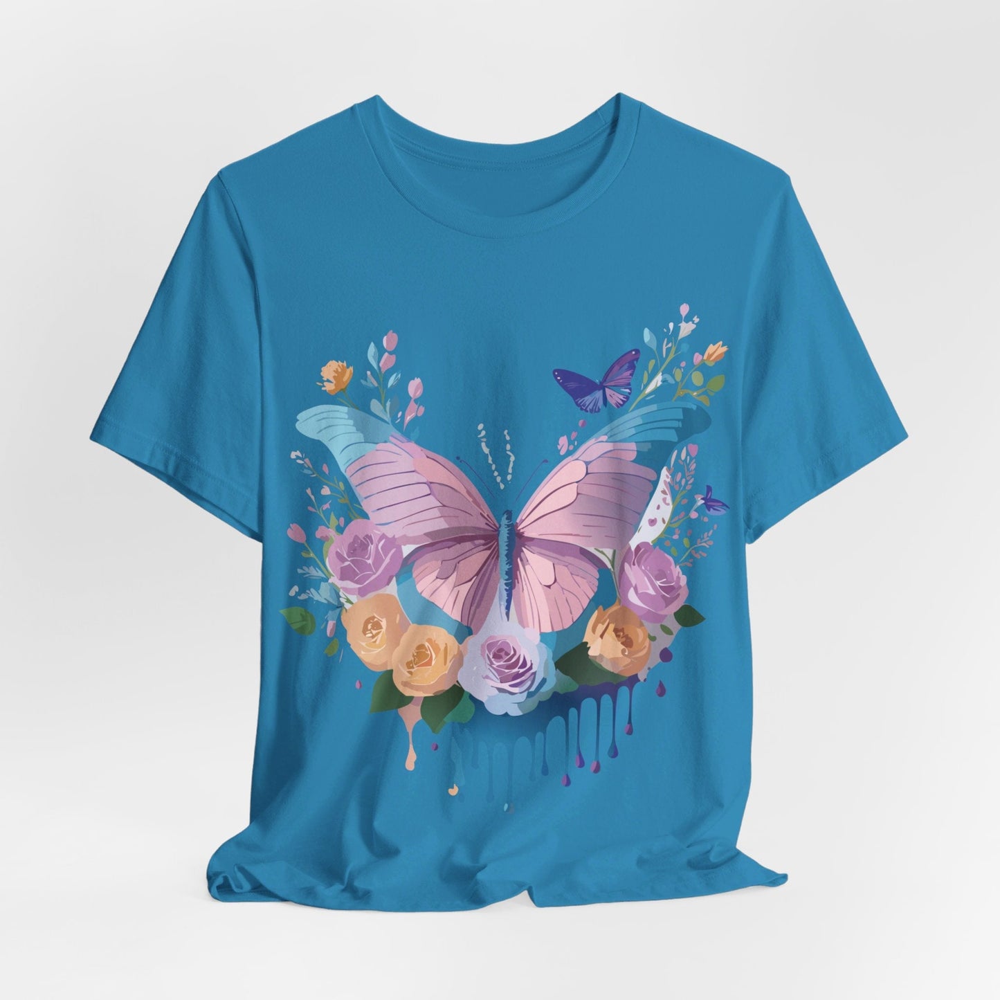 Adelpha Unisex Graphic Tee With Vintage Inspired Artwork Short Sleeve