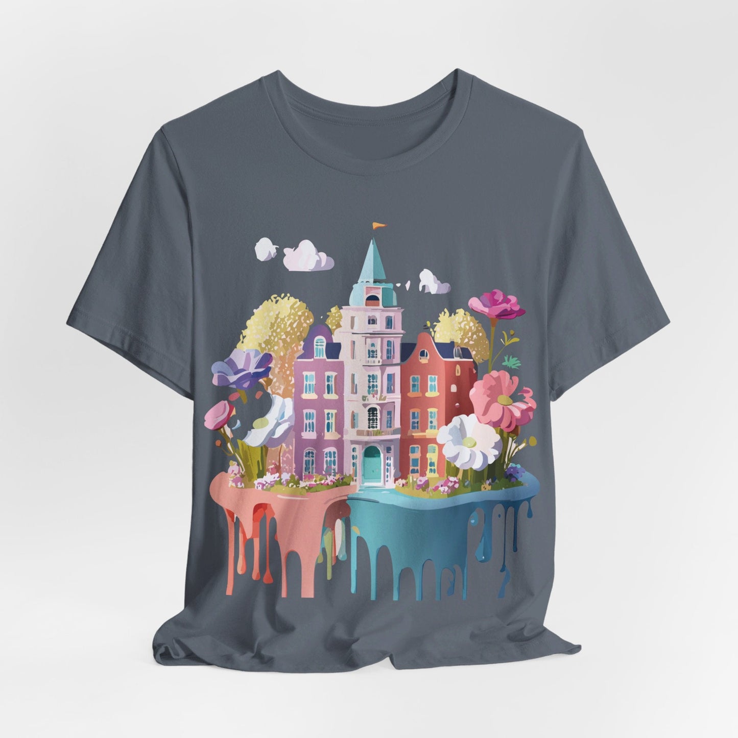 Amsterdam Tourist Shirt Unisex Graphic Tee Vintage Inspired Artwork Art Design By Adelpha