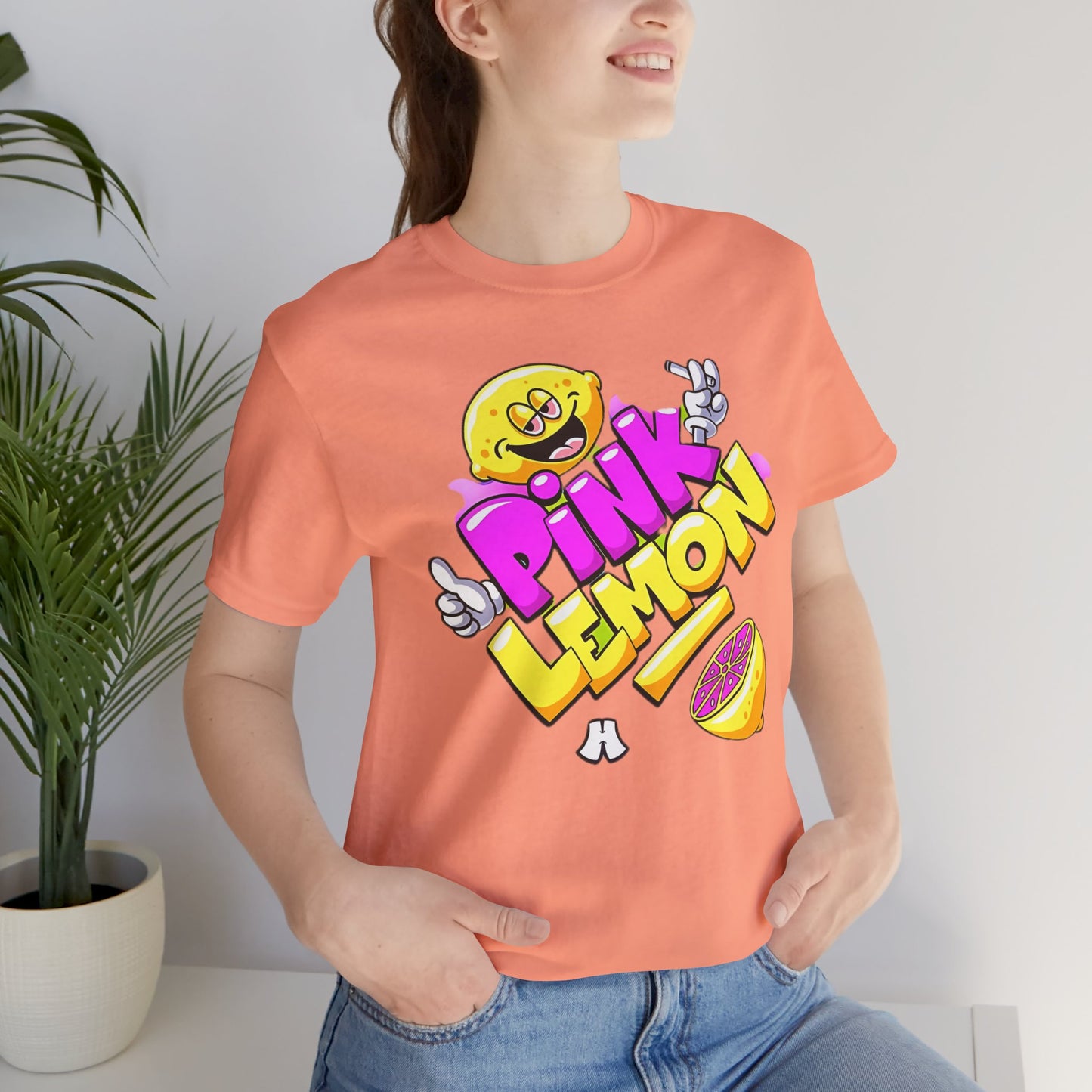 Lemon Graphic Tee, Graphic T-Shirt, Funny Lemon Shirt, Cute Cartoon Tees, Art T-Shirt, Art Design Tees