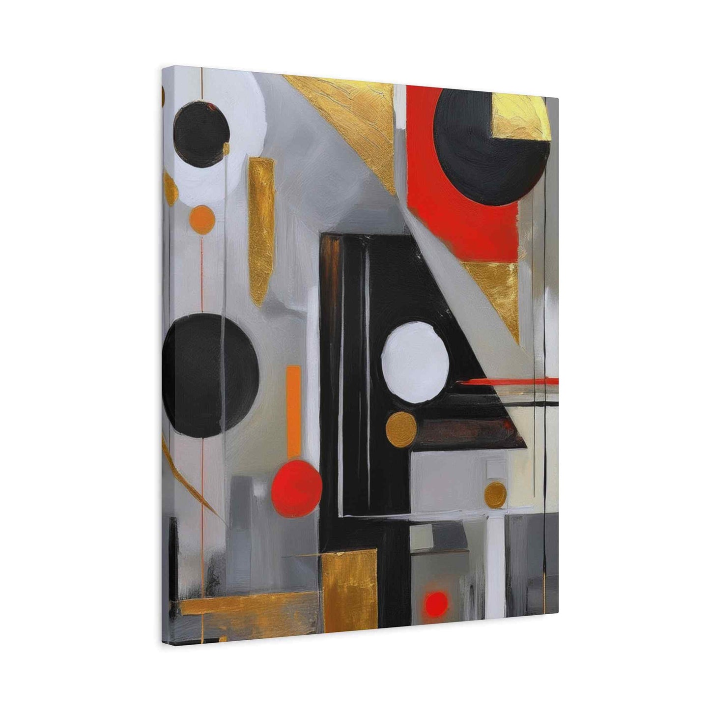 Red Abstract Painting Print Canvas 20x24,20x30,24x30, 24x32,24x36,30x40, 32x48,36x48,40x60 Pine-Wood Inner Frame ABS-23