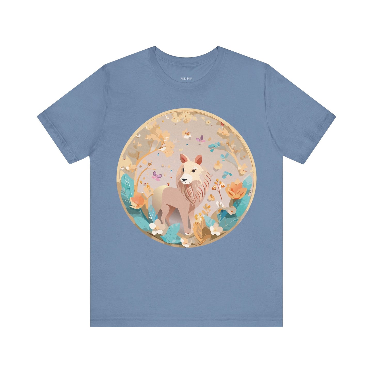 Unisex Graphic Tee With Original Vintage Inspired Art By Adelpha Premium Short Sleeve Casual Shirt
