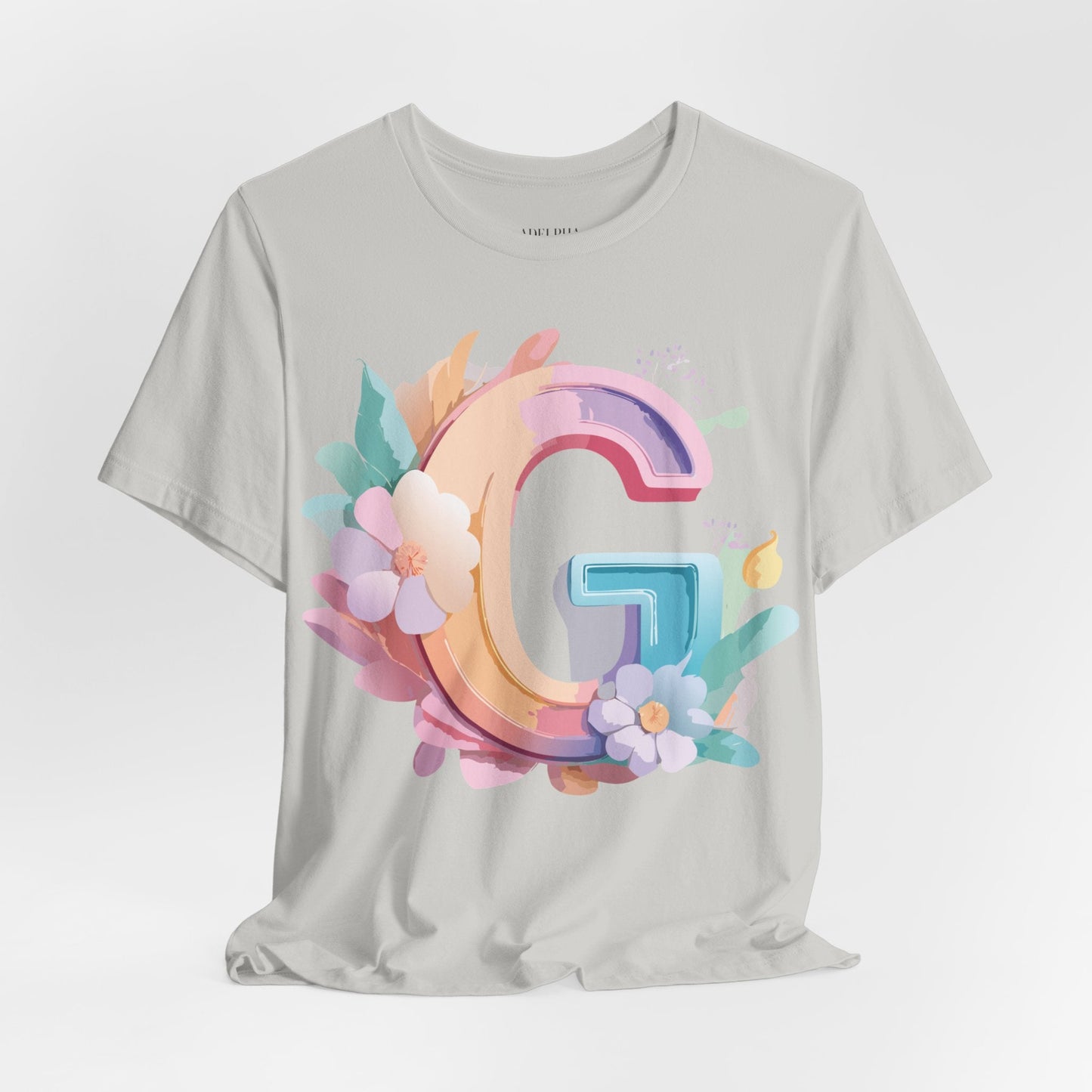 Letter G Shirt Unisex Graphic Tee With Vintage Inspired Artwork Adelpha Premium Tee
