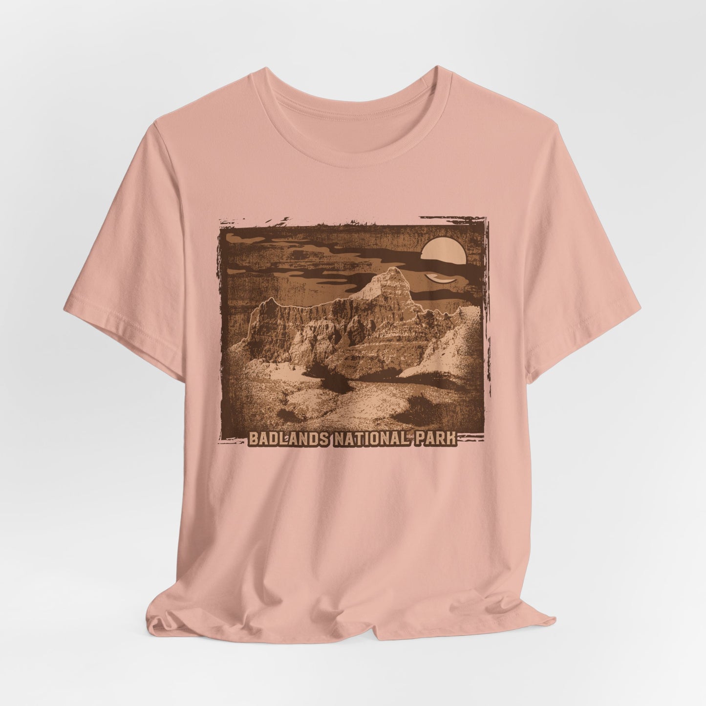 Badlands Retro Poster Graphic Design Tee, Badlands Shirt, Vintage Tees, Art Design T-Shirt, Graphic Tee, Retro Art Shirts