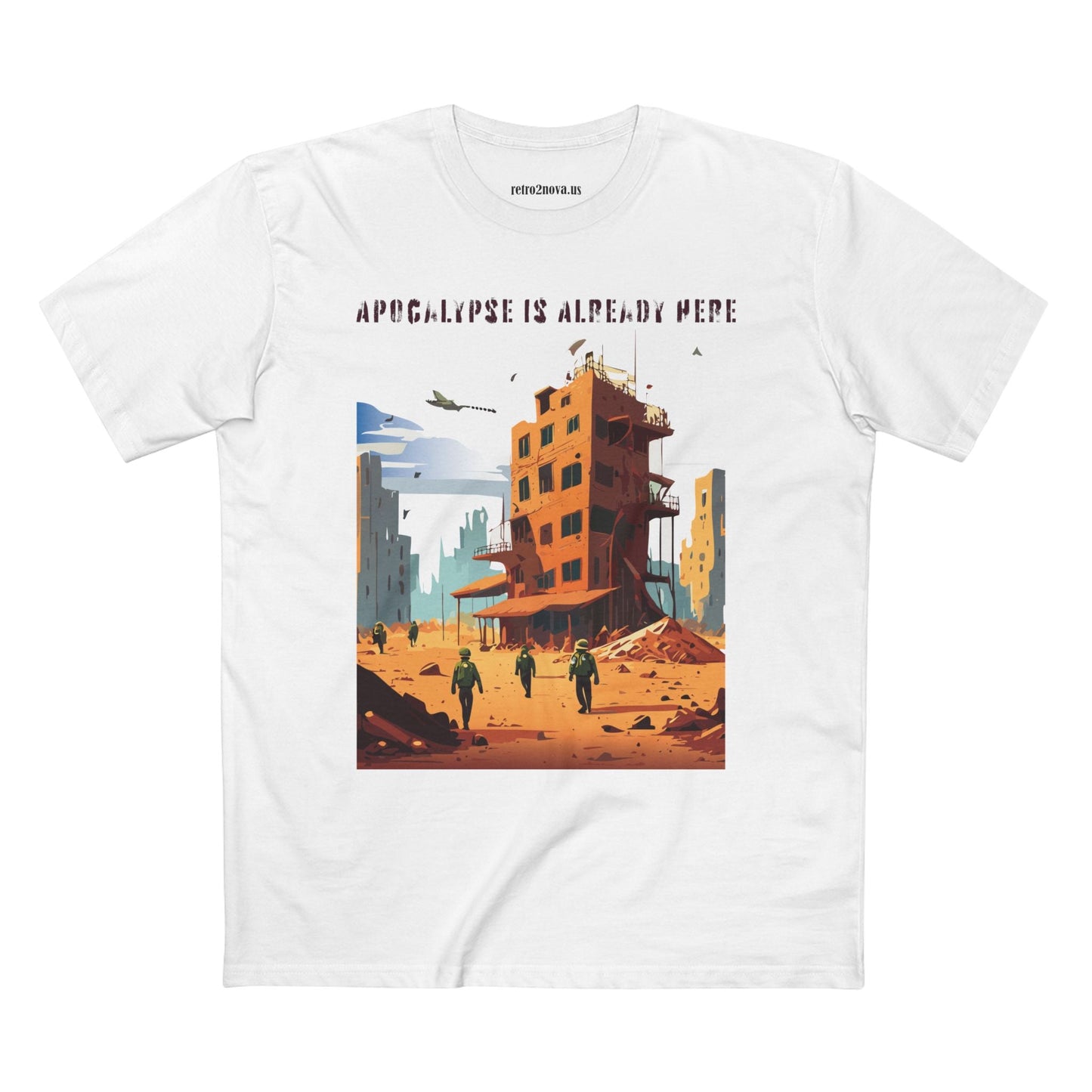 Cataclysm Doomsday Shirt Unisex Premium Cotton Tee With Original Art By Retro2Nova