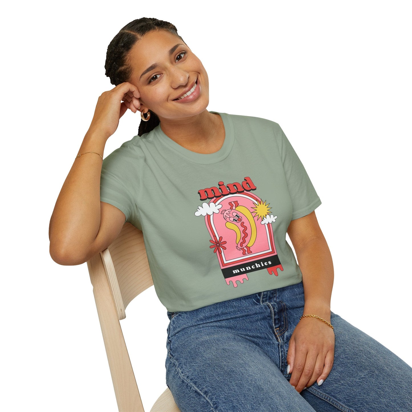 Funny Food T Shirt Unisex Softstyle Gildan 64000 100 Percent Ring Spun Cotton Lightweight Comfort