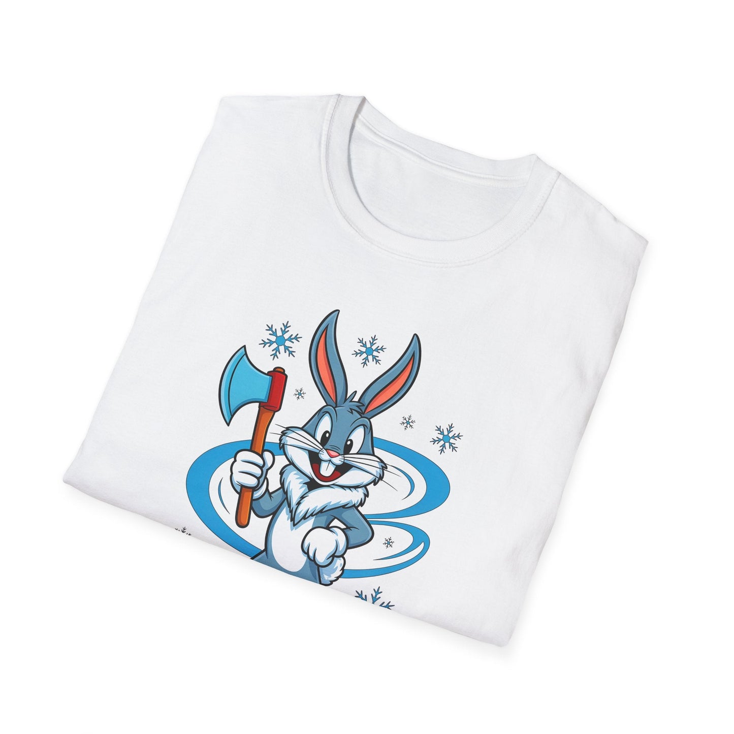 Bugs Bunny T Shirt Cartoon Print Unisex Softstyle Tee Gildan 64000 100 Percent Cotton