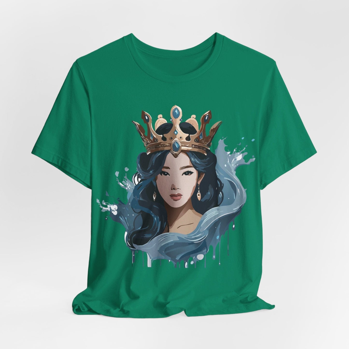 Queen Graphic Tee Unisex Vintage Inspired Art Design Shirt By Adelpha Jersey Short Sleeve