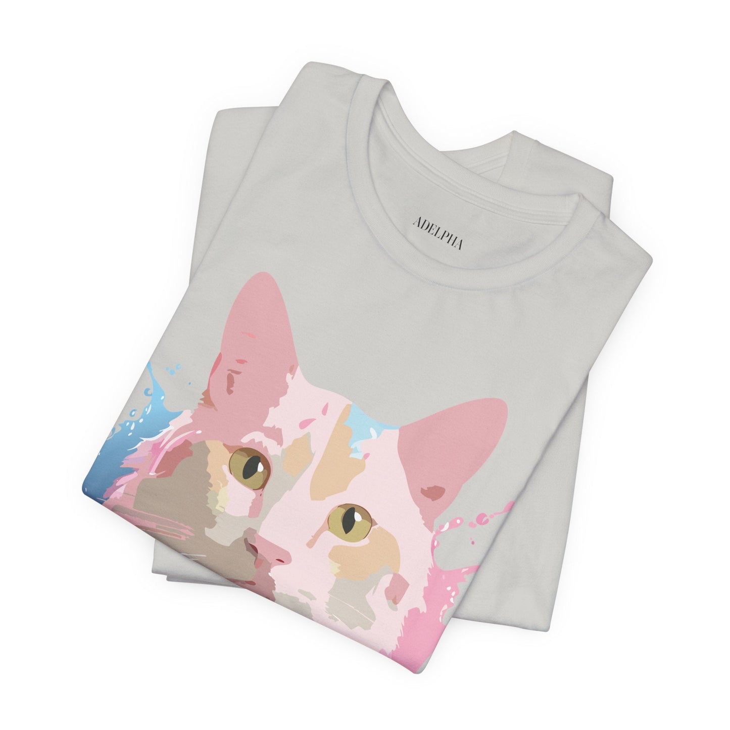 Cat Graphic Tee Unisex Vintage Style Shirt Adelpha Art Design