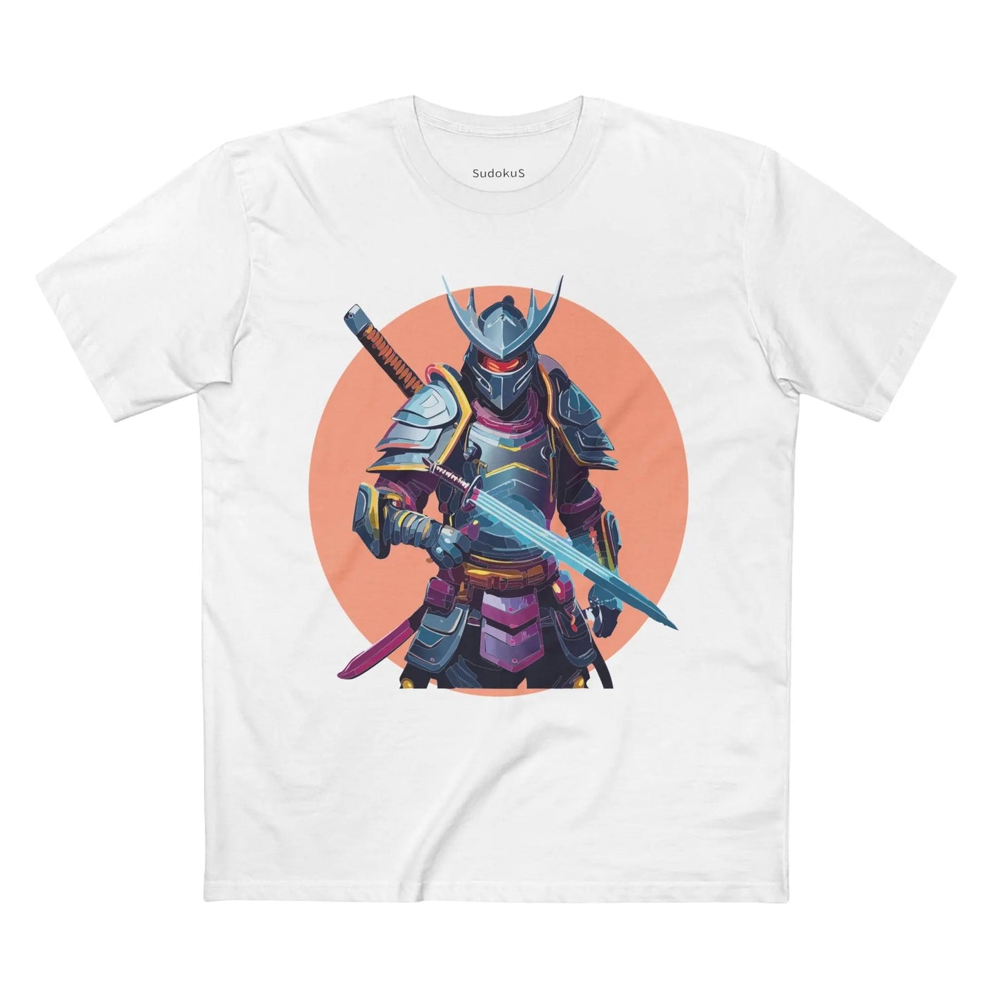 Samurai Graphic Unisex 100 Cotton Staple Tee 7