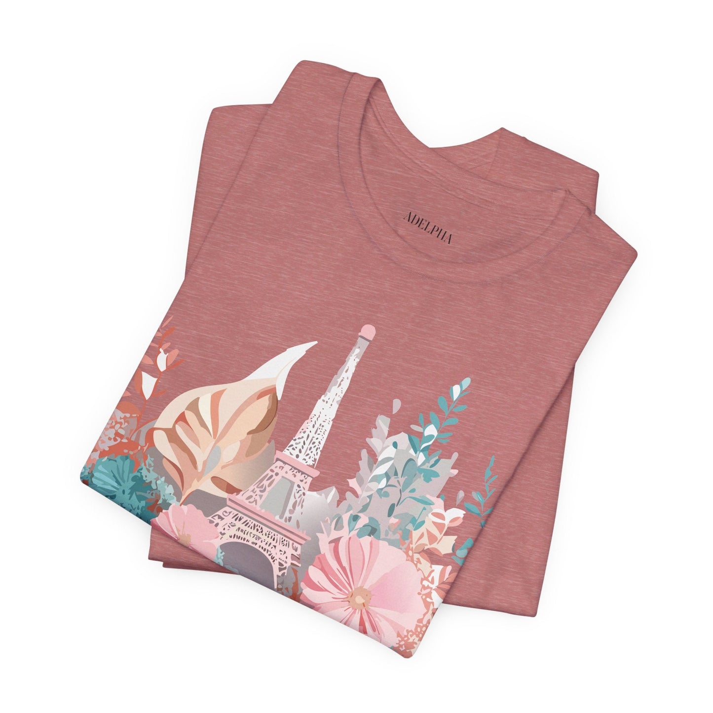 Adelpha Paris Graphic Tee Unisex Short Sleeve Shirt Vintage Art Design Premium Artwork
