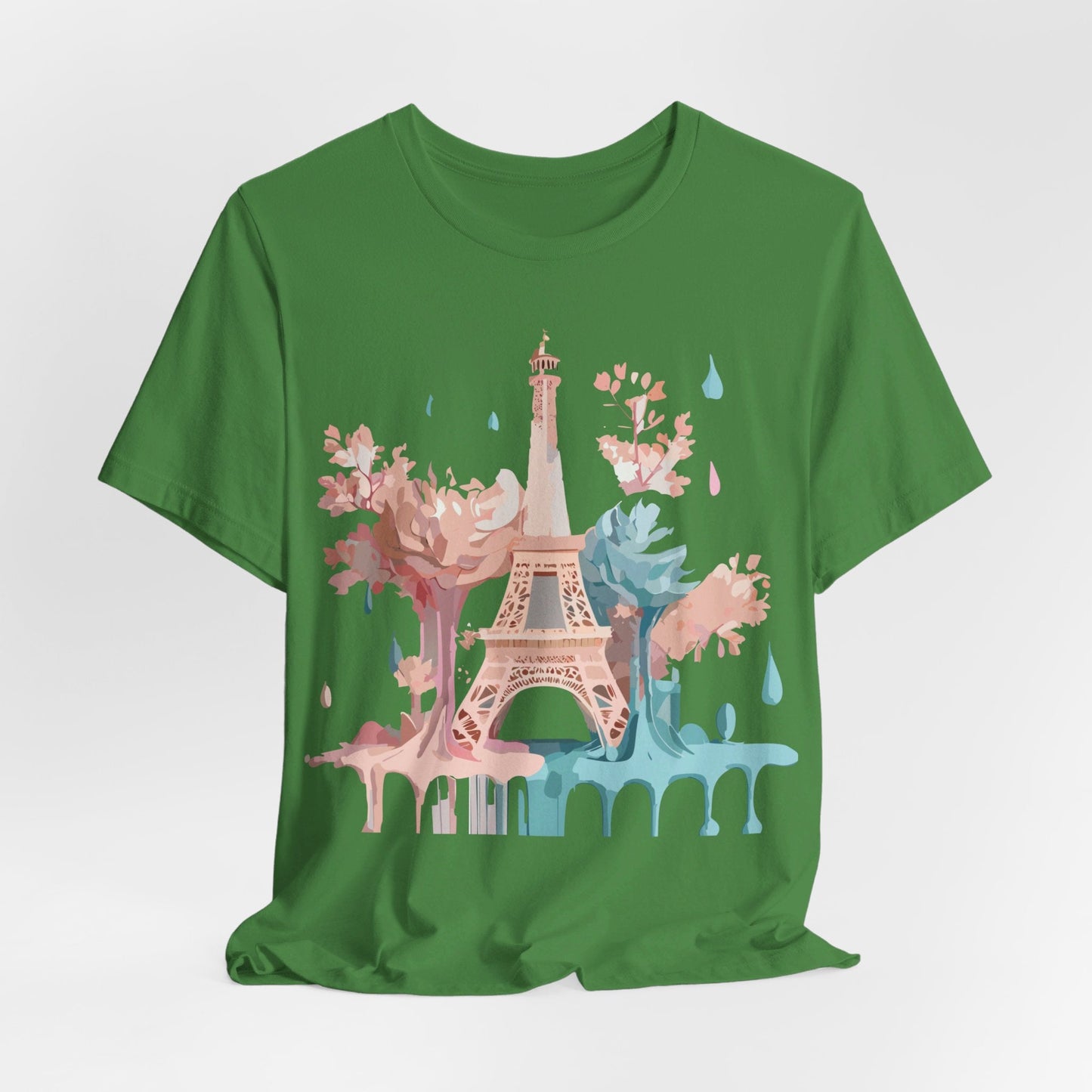 Unisex Paris Graphic Tee By Adelpha Vintage Inspired Tourist Shirt Short Sleeve Collection